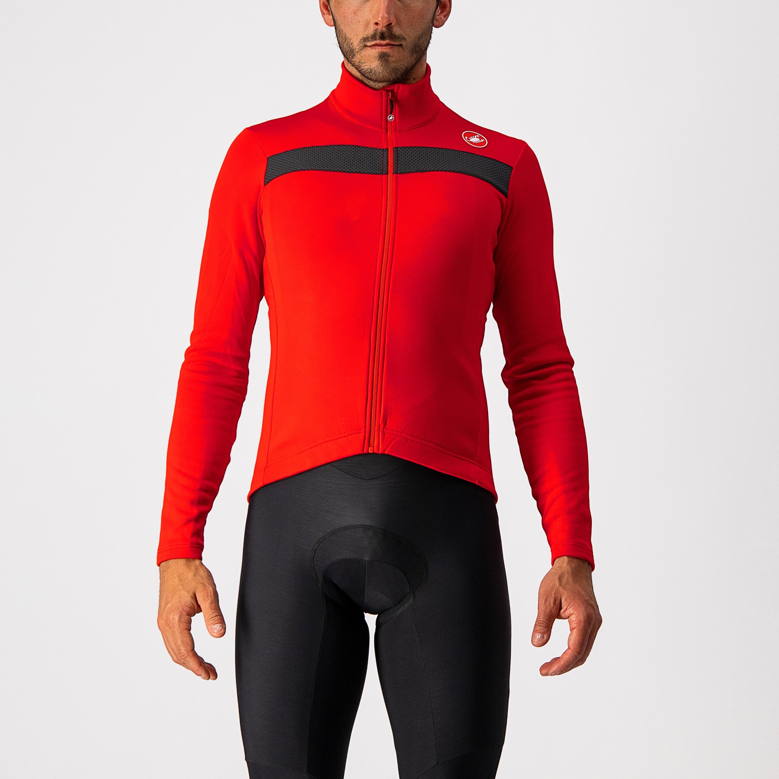 Puro 3 jersey fz - red/black reflex - castelli