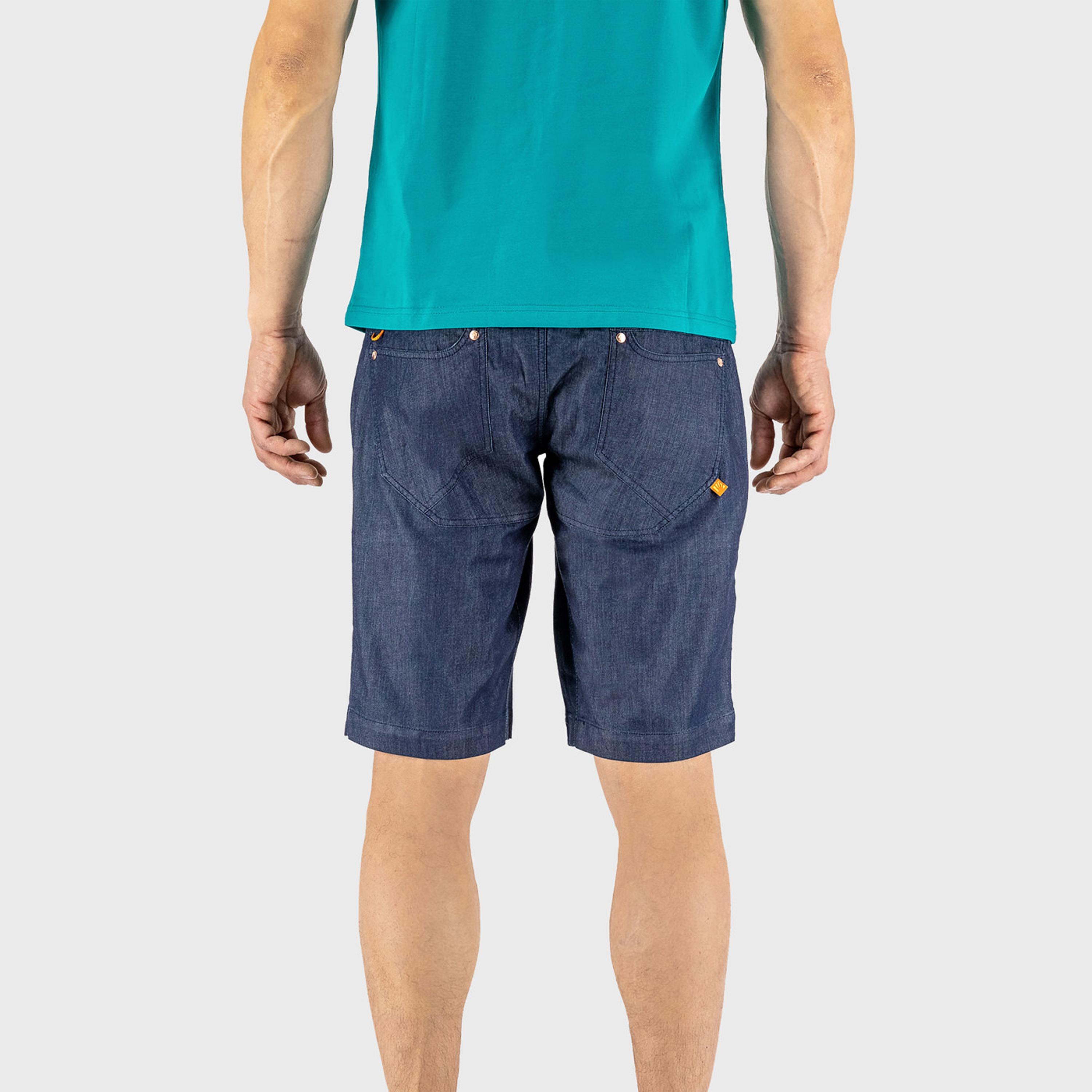 Castegner light jeans bermuda - dark blue - karpos