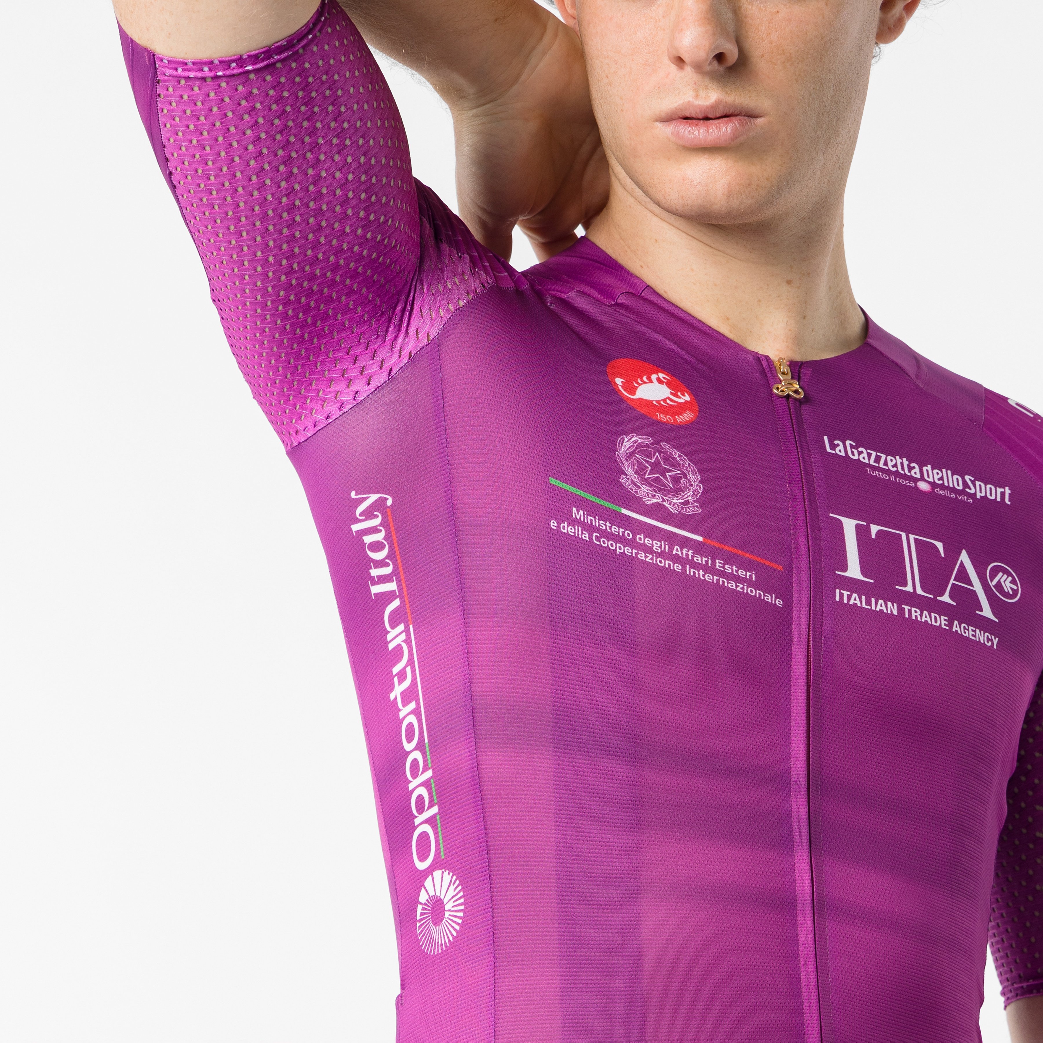 #giro109 race 8s jersey - ciclamino - castelli