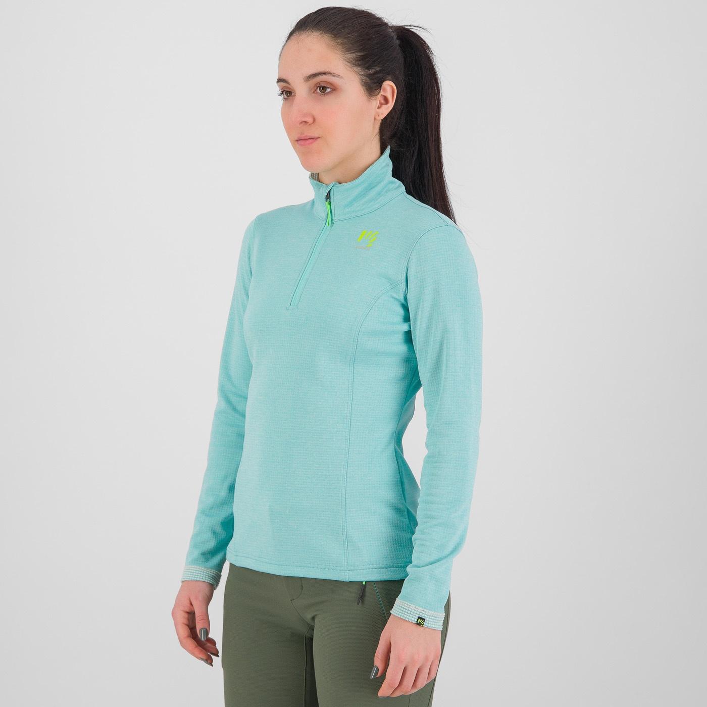 Pizzocco w half zip - aqua sky - karpos