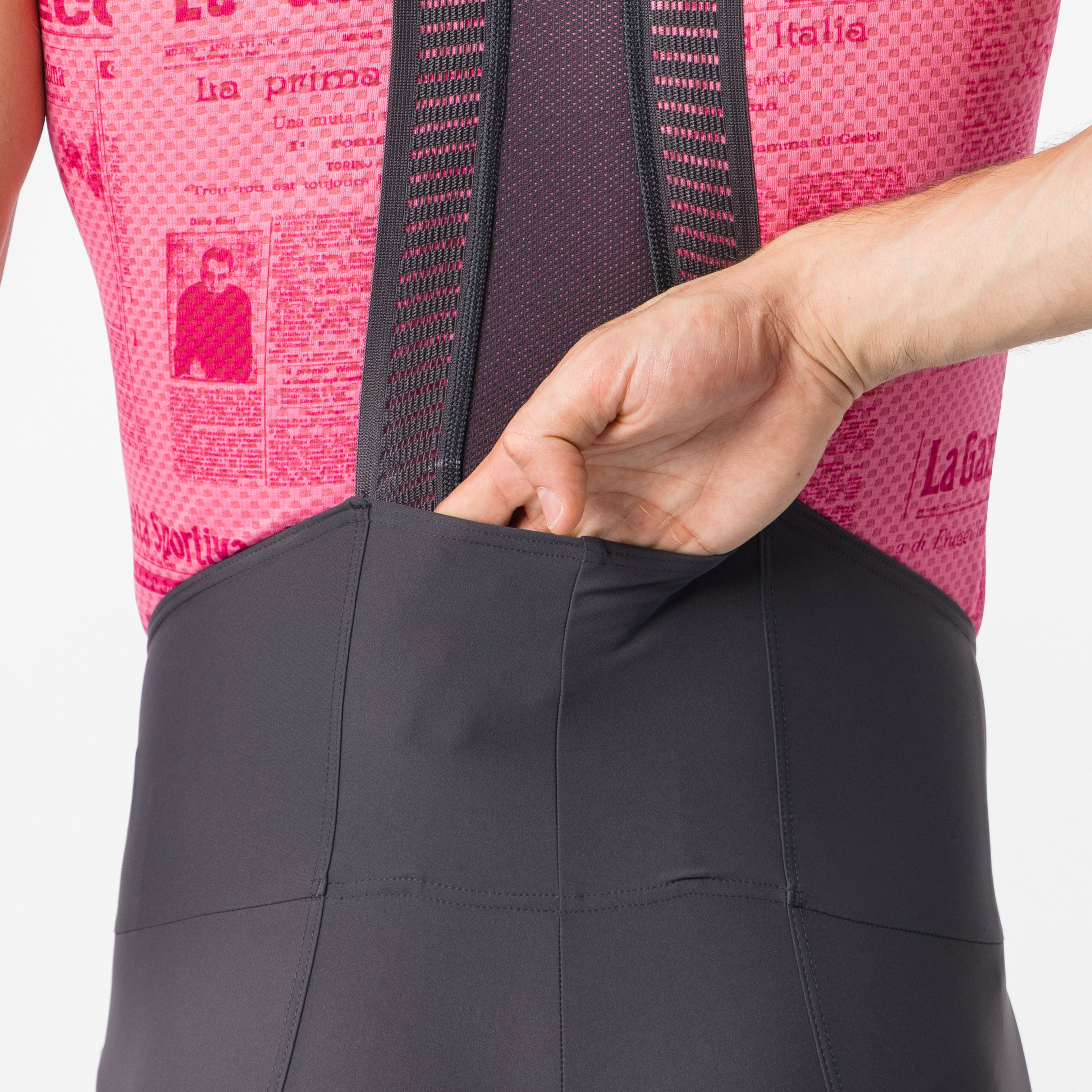 #giro trofeo 2 bibshort - dark gray - castelli