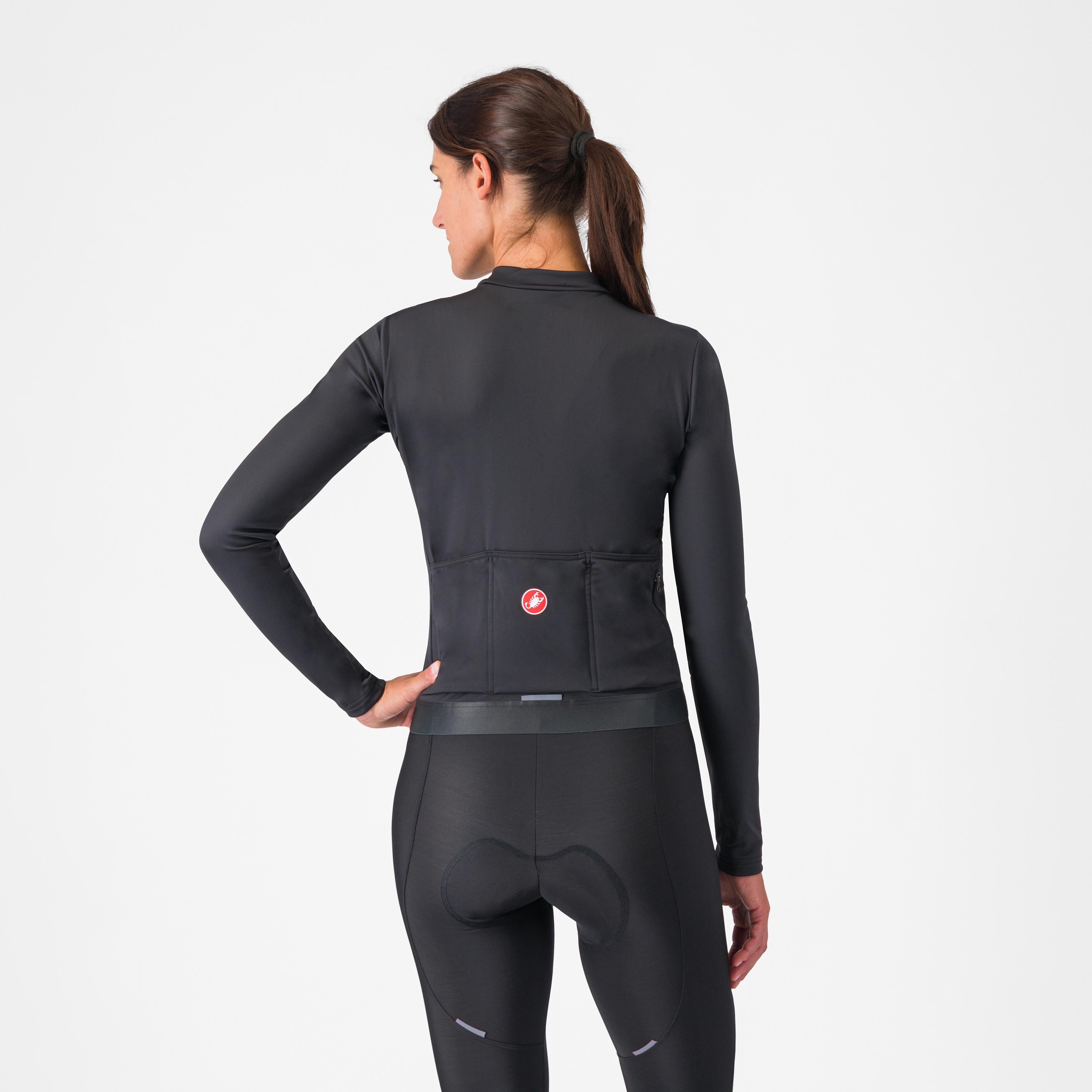 Espresso thermal w jersey - light black - castelli