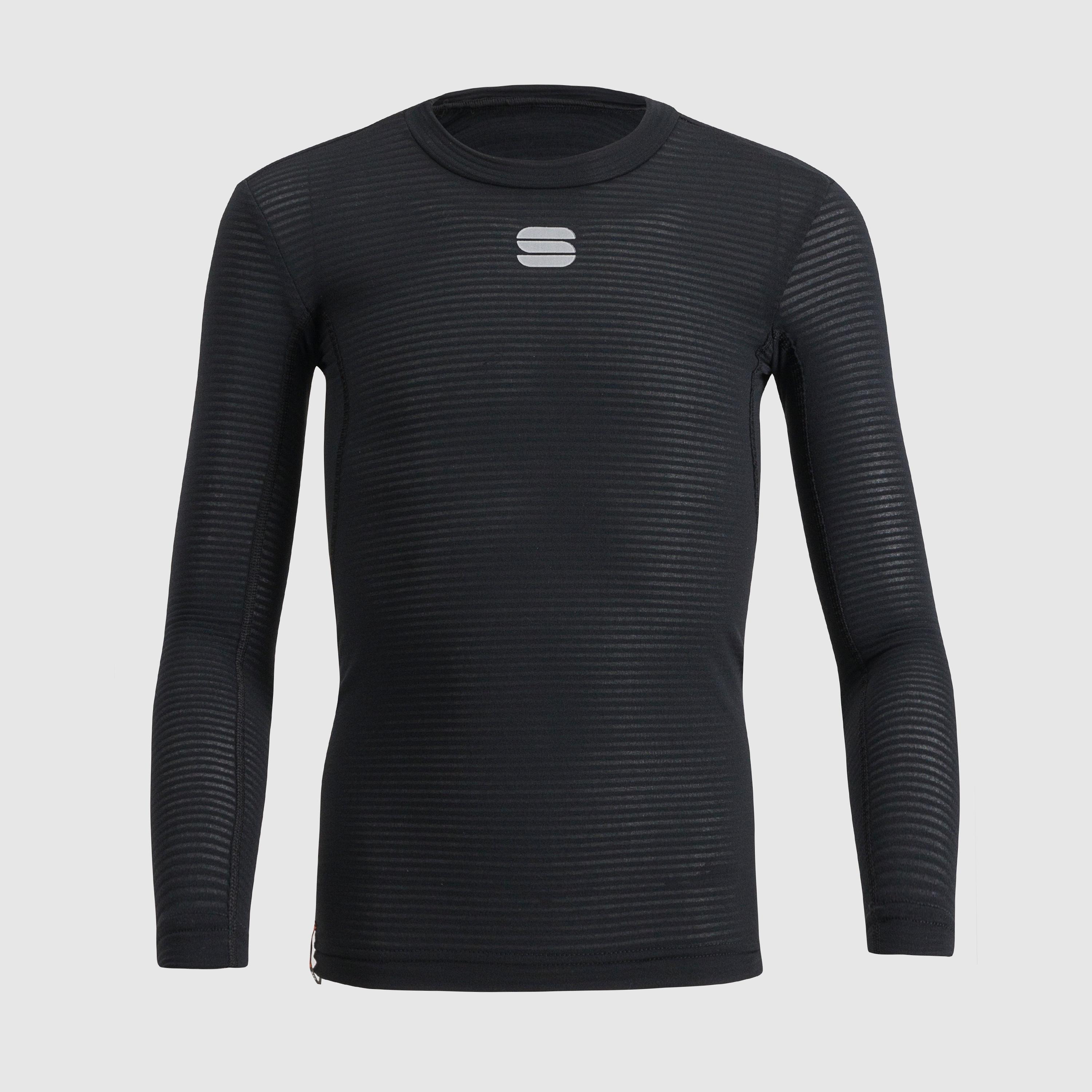 Td mid long sleeve kid top - black - sportful
