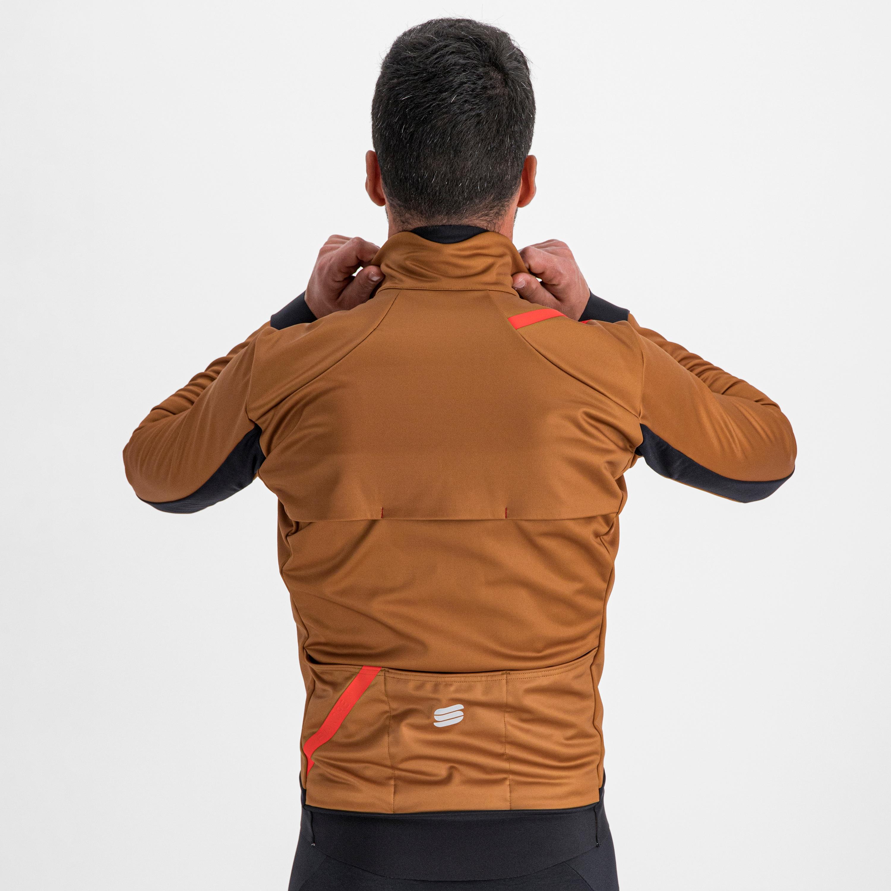 Fiandre warm jacket - leather - sportful