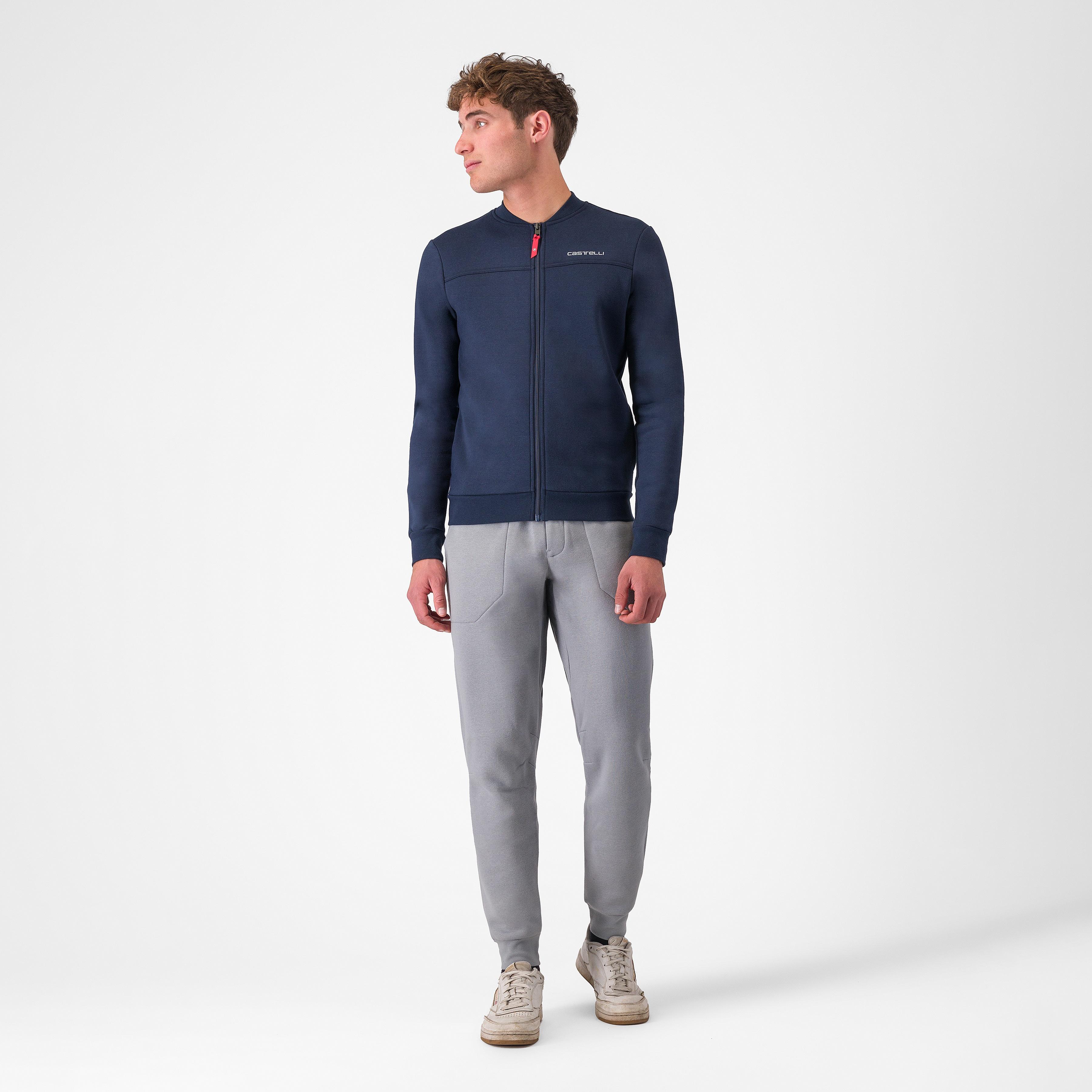 Classico track jacket - belgian blue - castelli