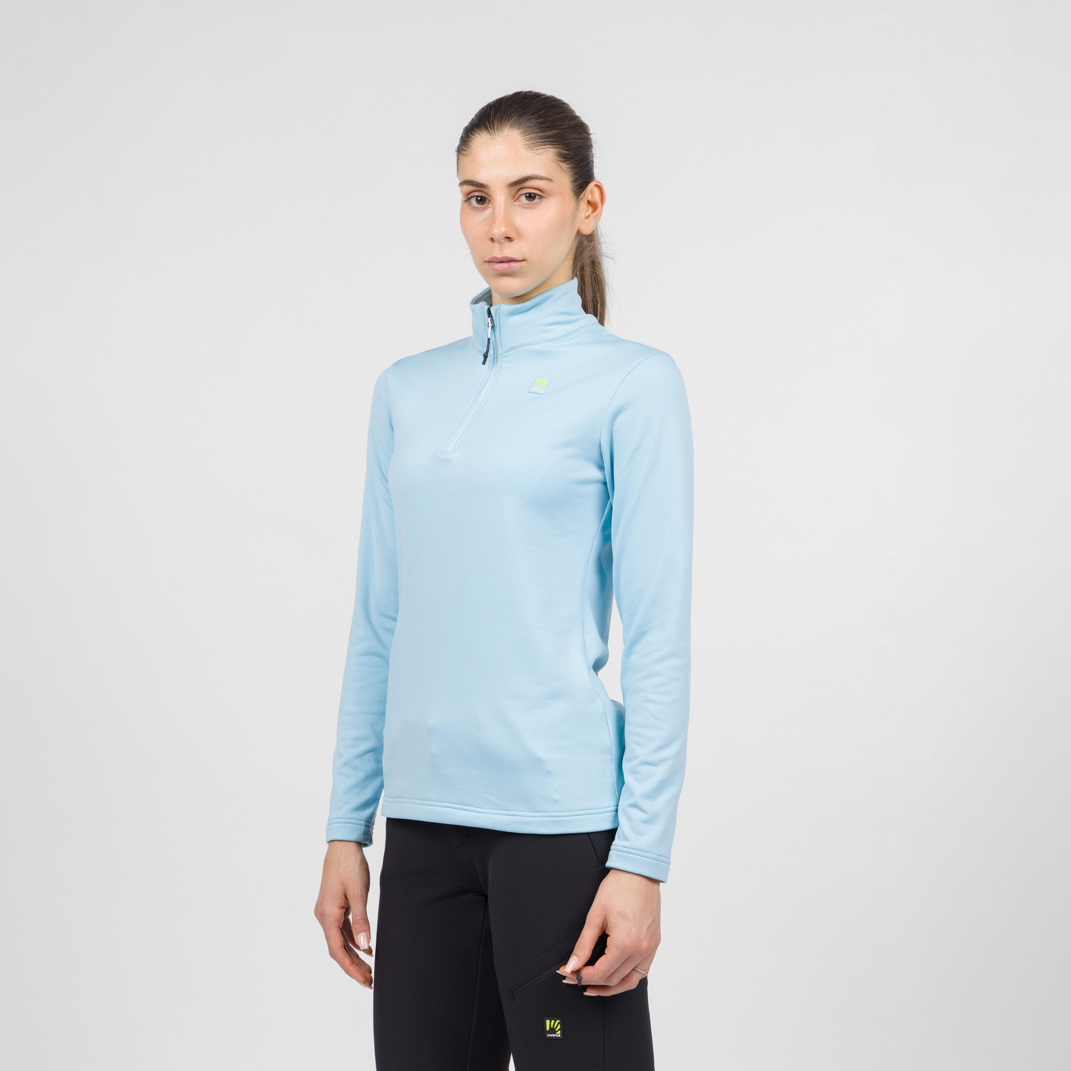 Pizzocco evo w half zip fleece - sky blue - karpos