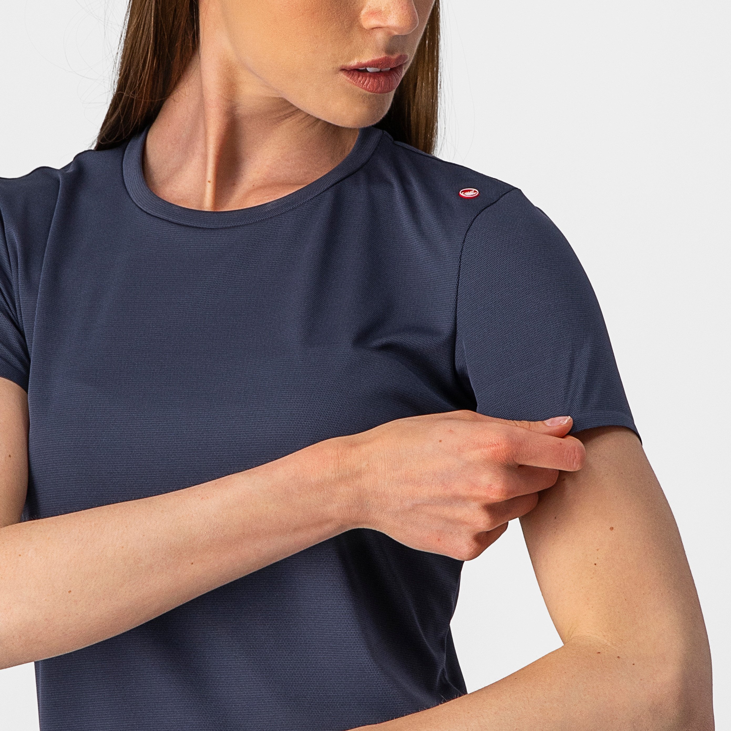 Tech 2 w tee - savile blue - castelli