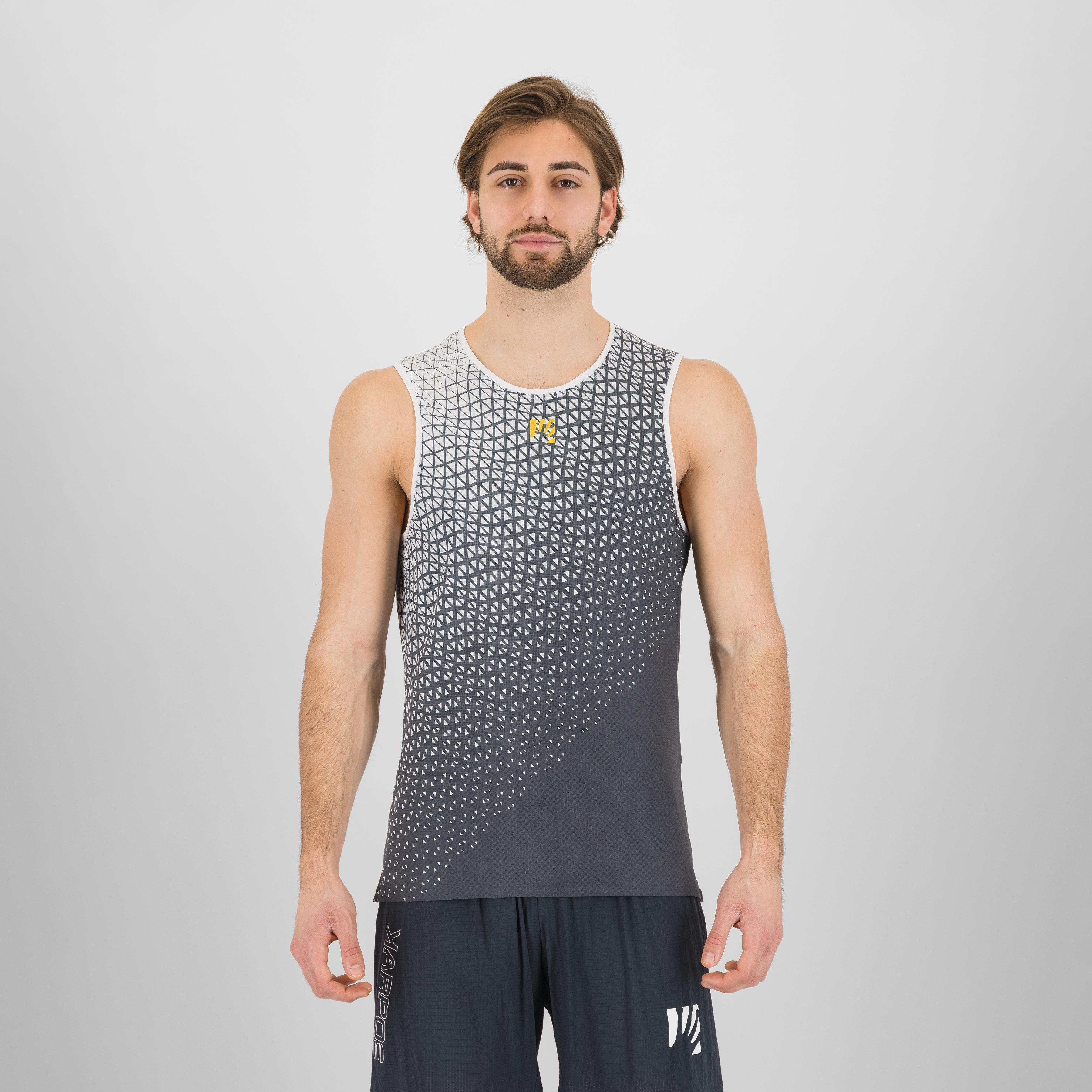 Lavaredo ultra tank. - dark slate/bright white/sunset - karpos