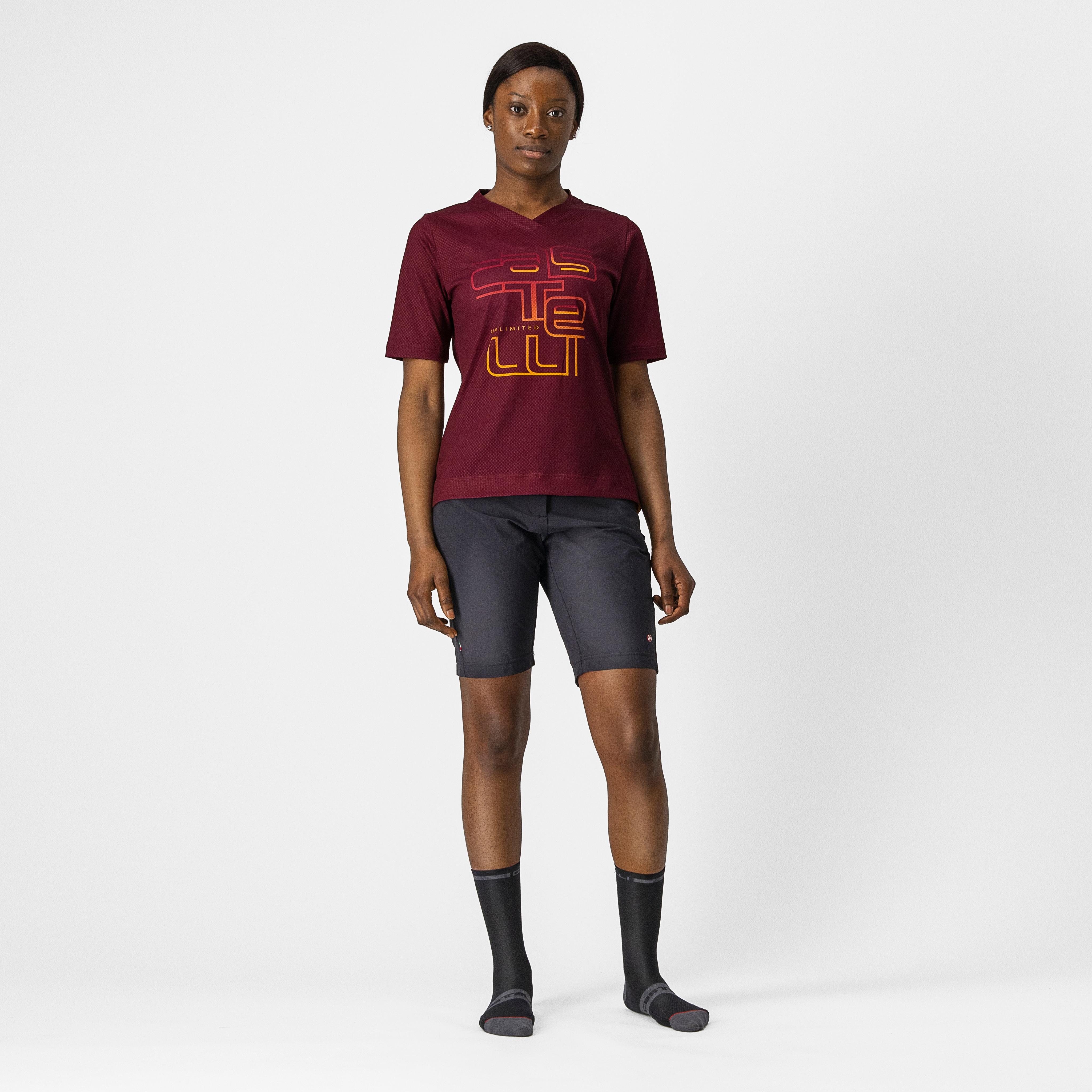 Trail tech w tee - barbaresco red - castelli