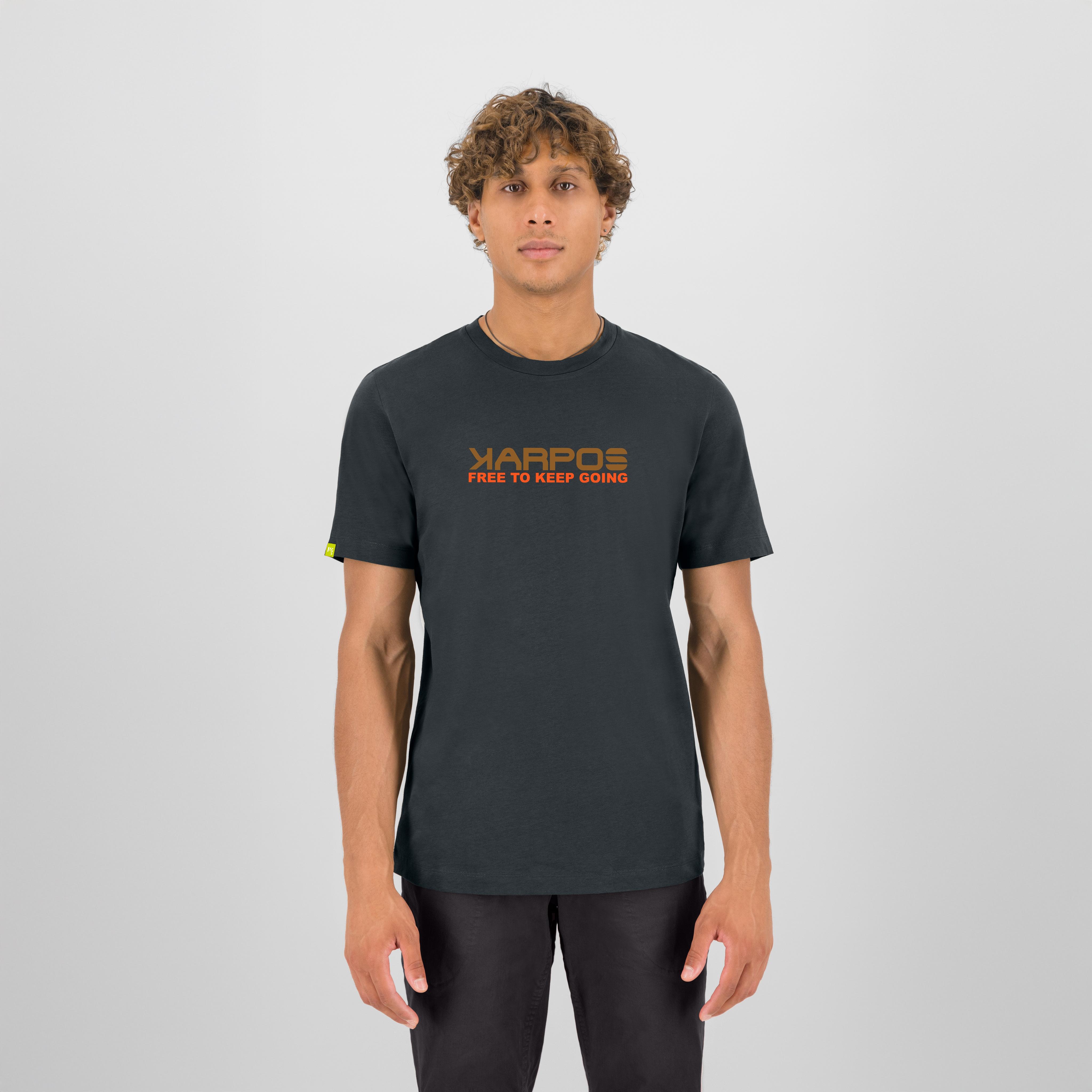Loma cotton t-shirt - woodl.gray - karpos