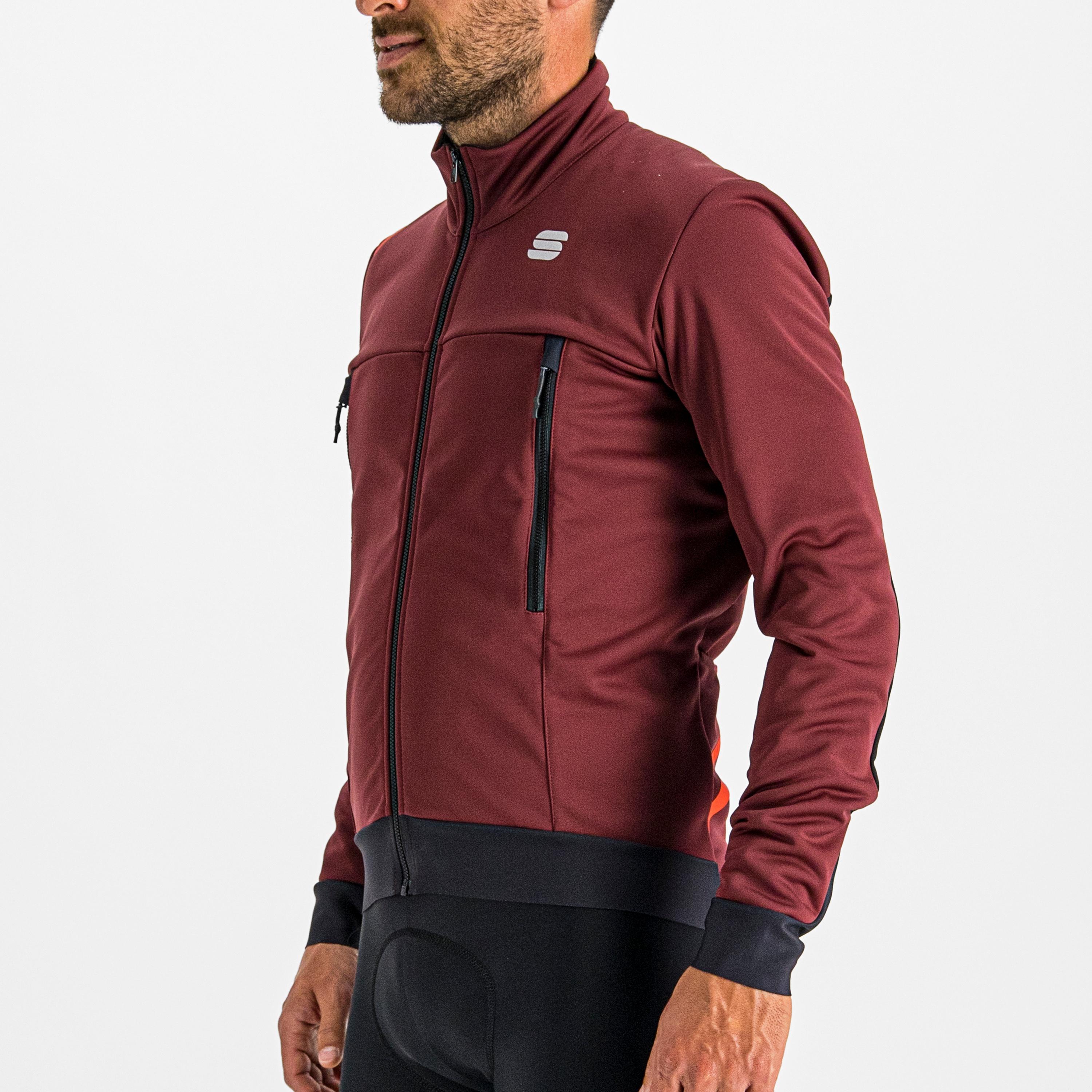 Fiandre warm jacket - red wine - sportful