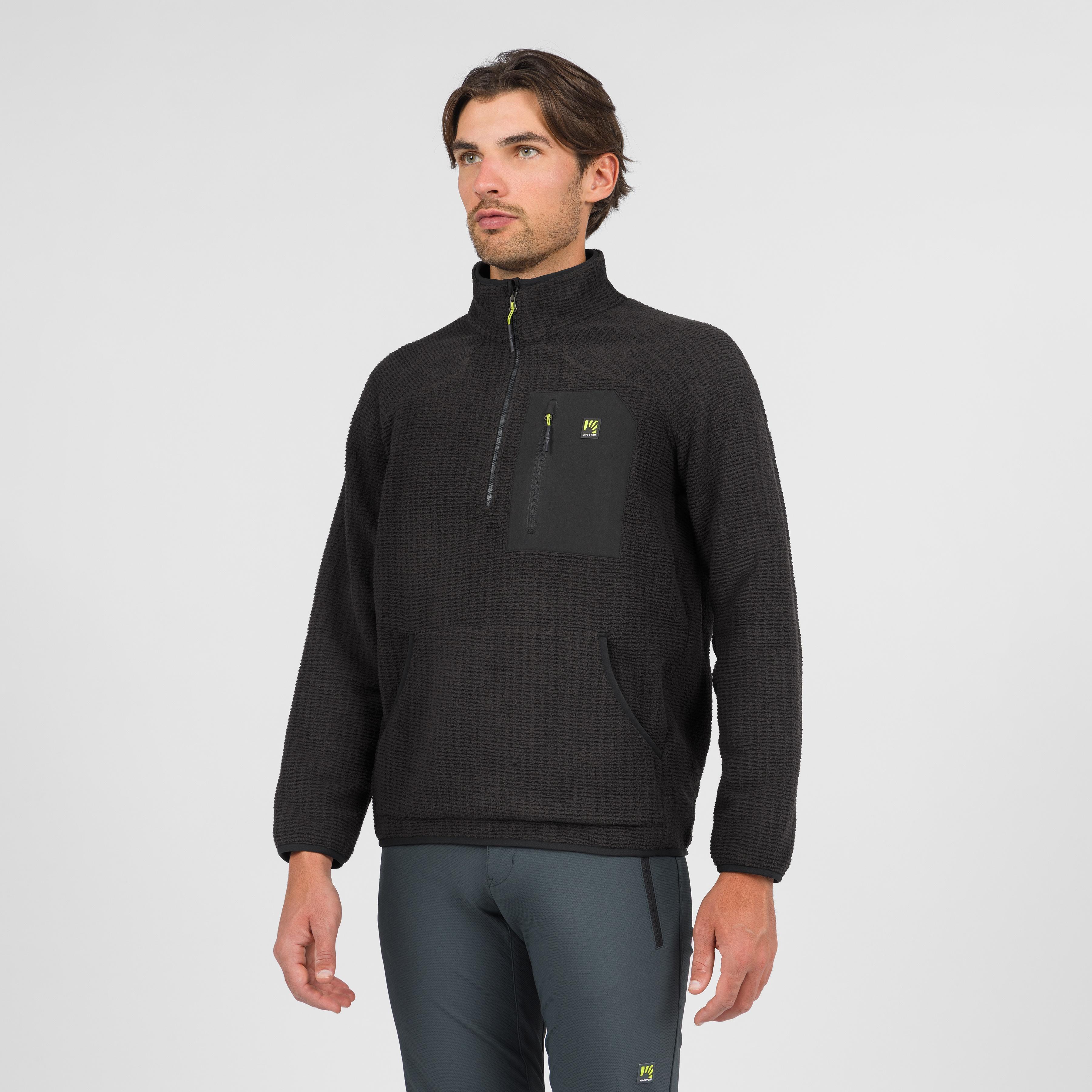 Rocchetta half zip fleece - black - karpos