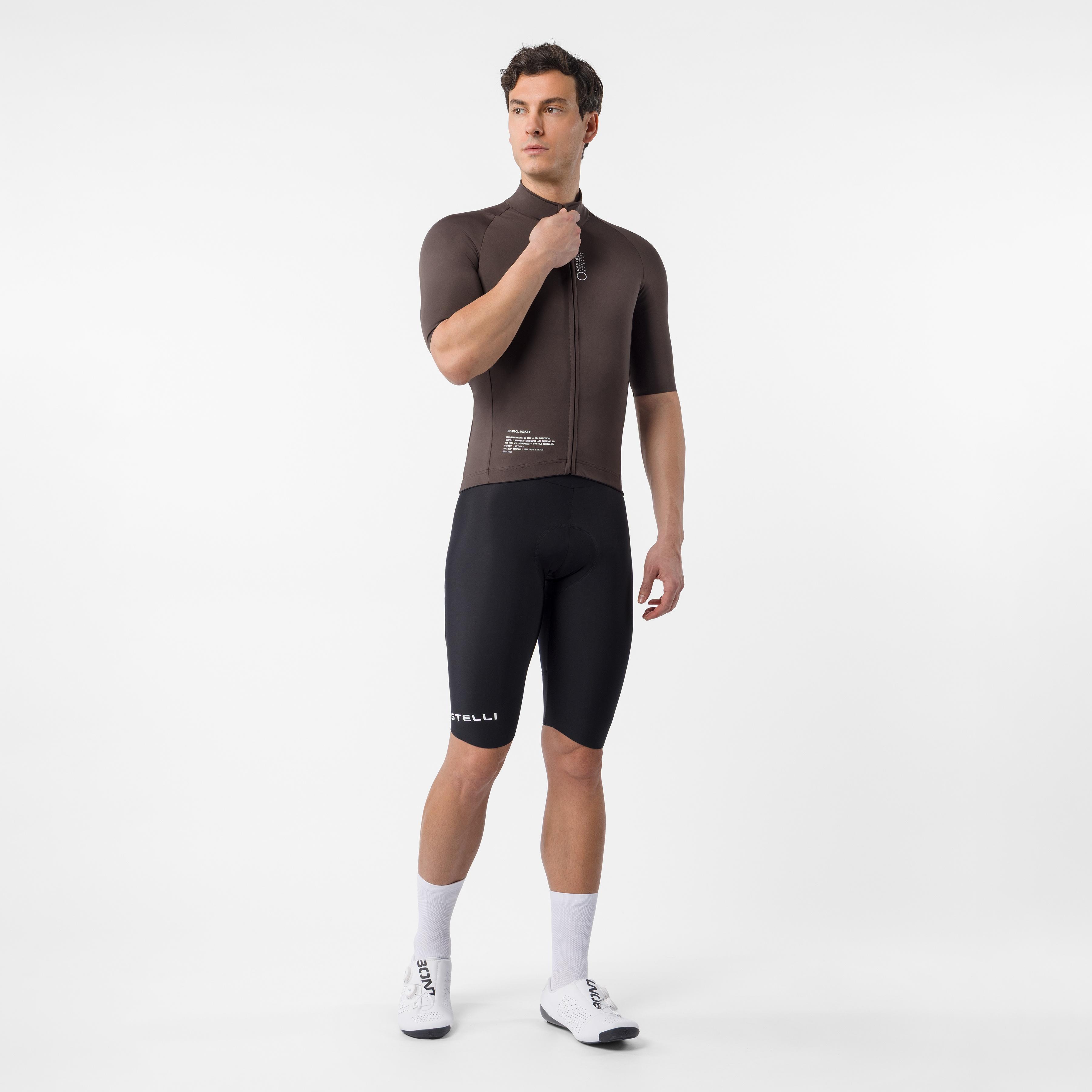 Do.di.ci. short sleeve jacket - chestnut - castelli