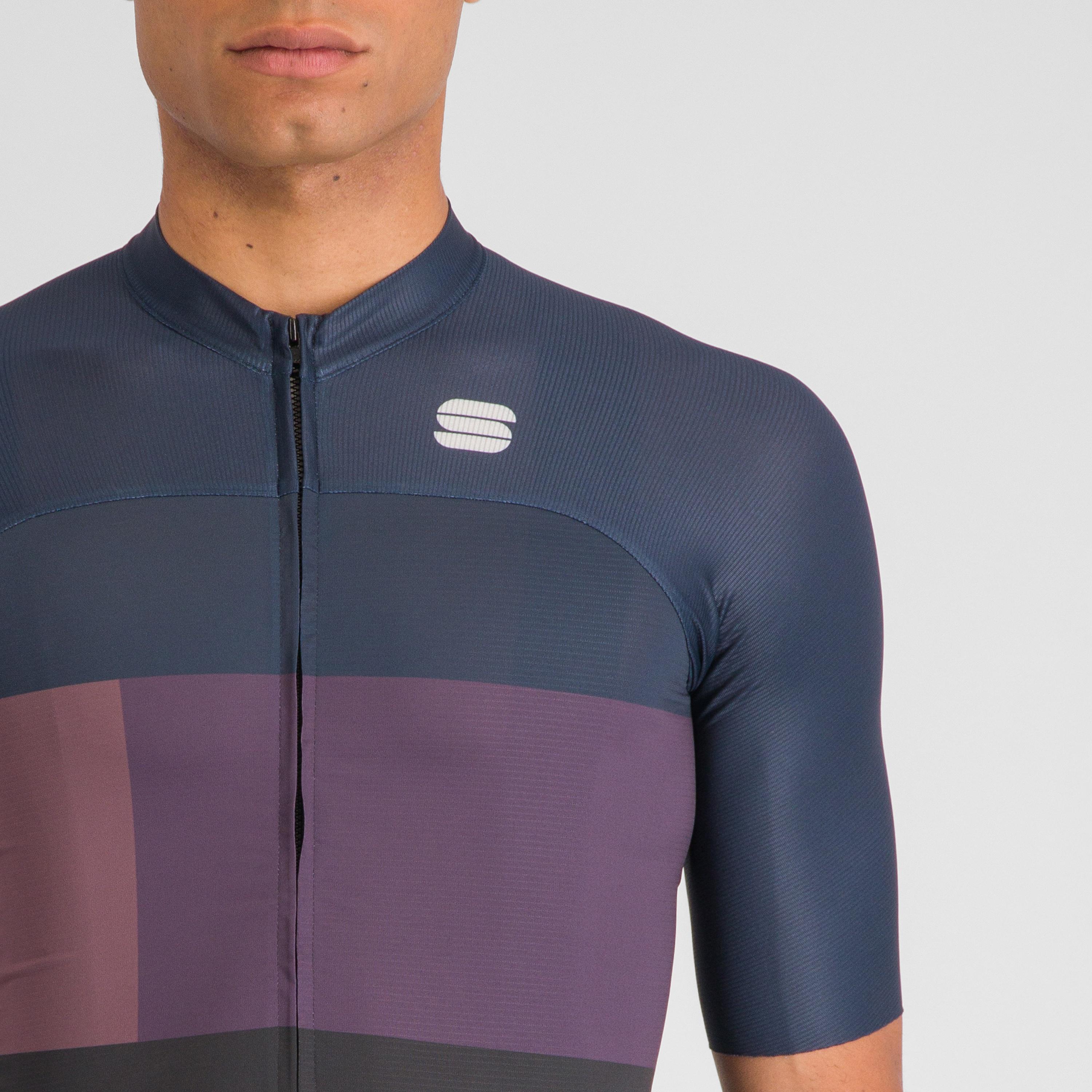 Snap jersey - black galaxy blue - sportful