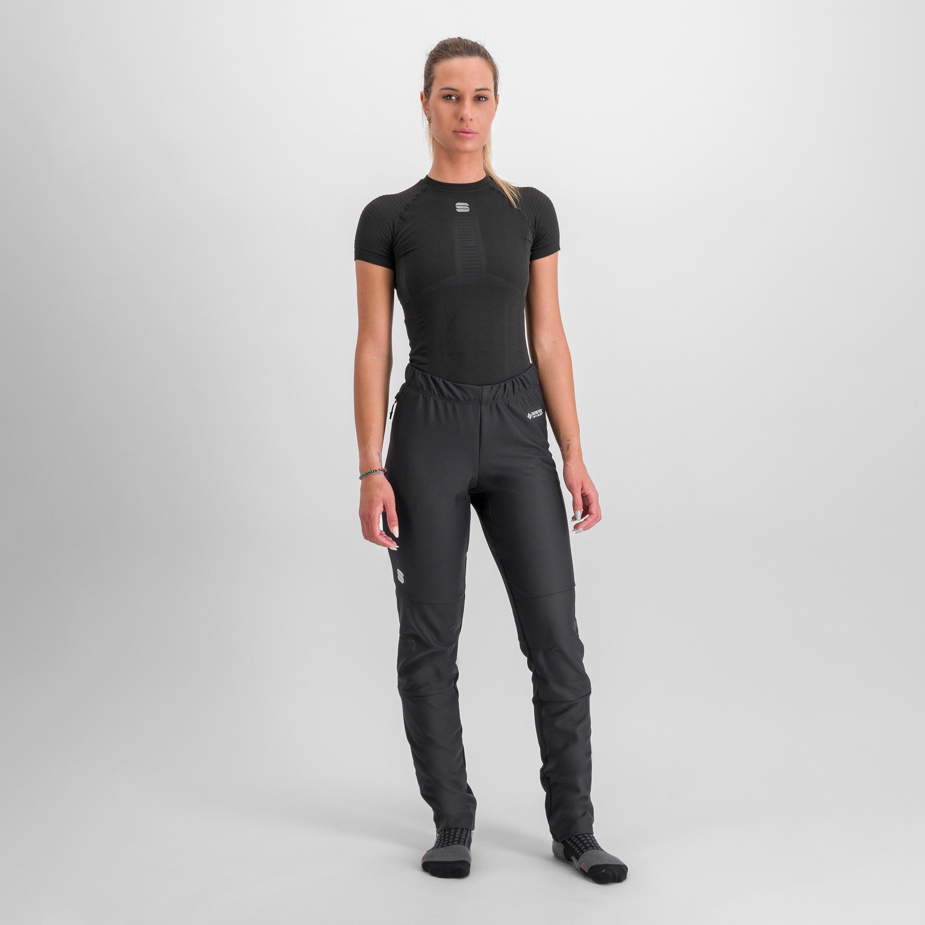 Squadra w pant short zip - black - sportful