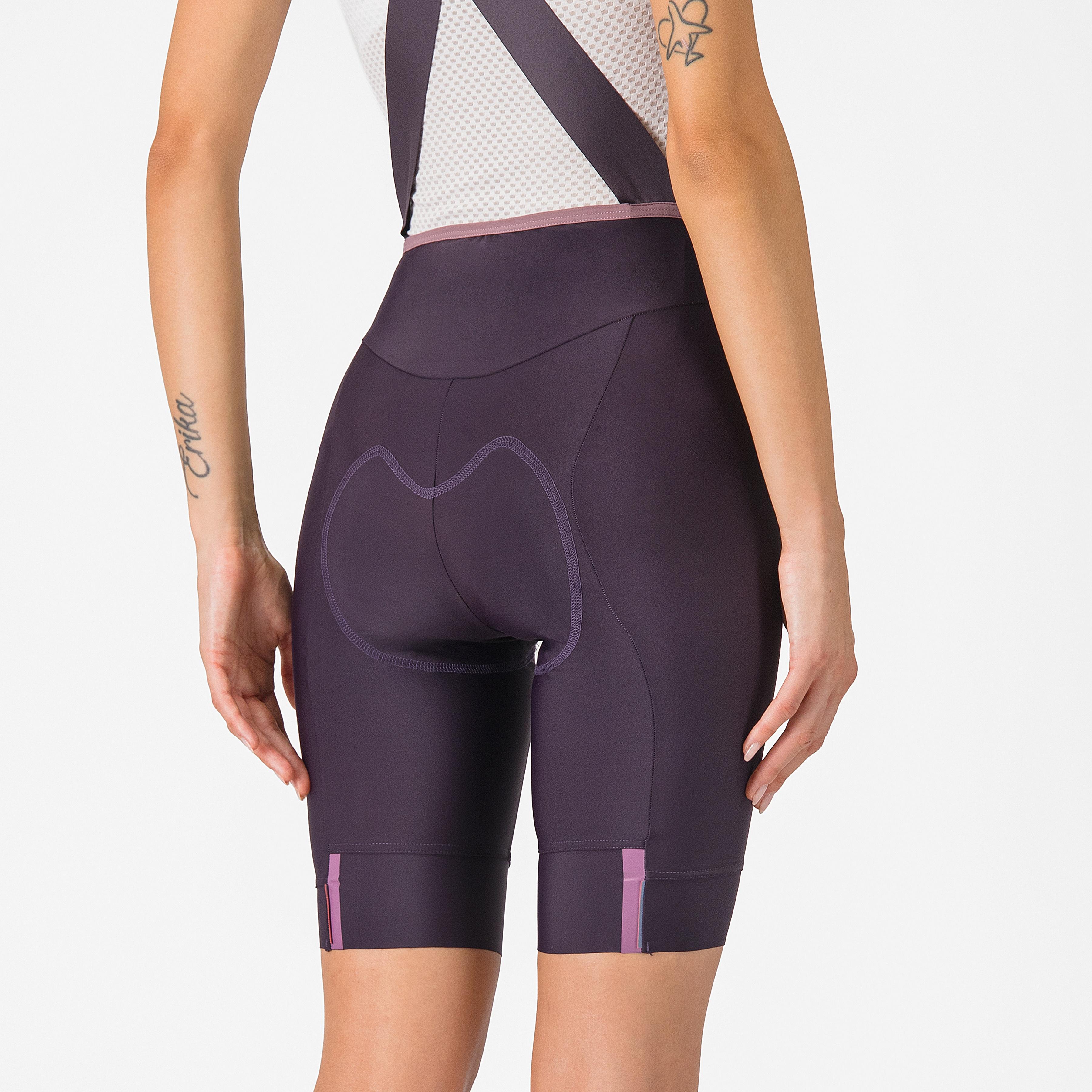 Prima 2 dt bibshort - dark night shade/deep purple - castelli