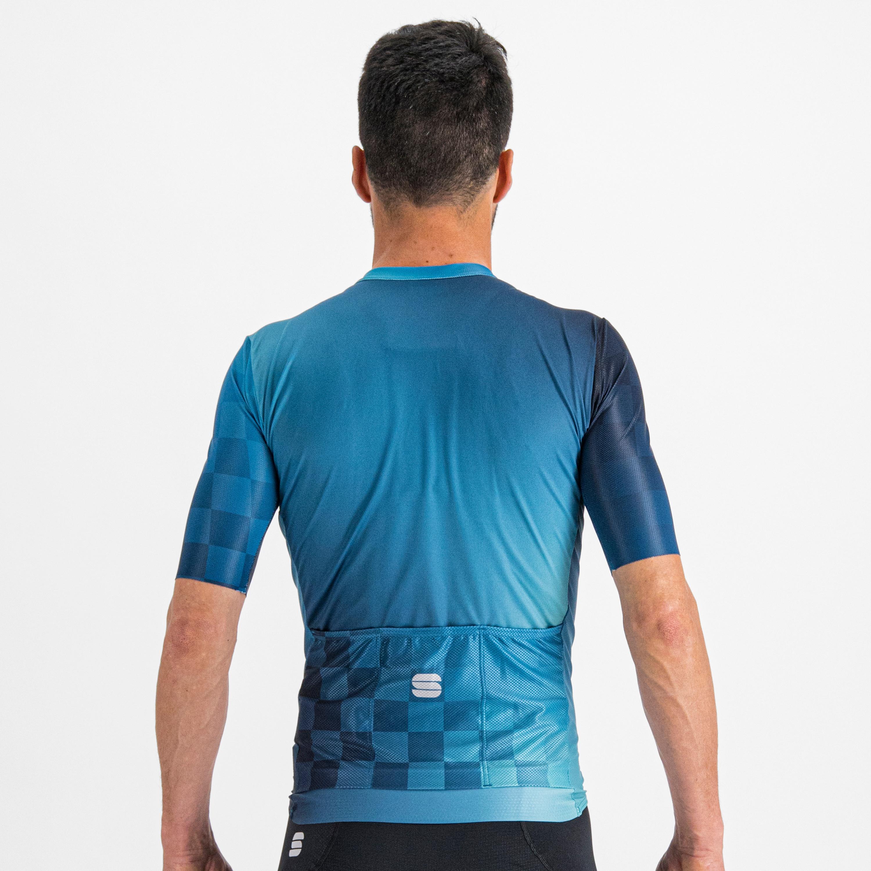 Rocket jersey - berry blue juniper blue galaxy - sportful