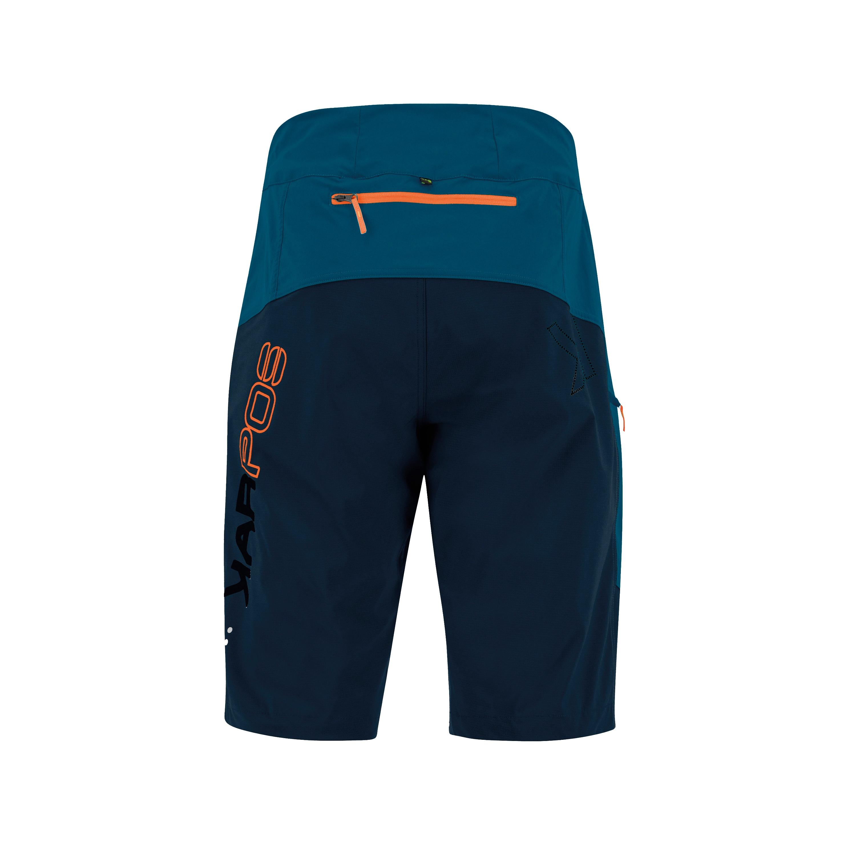 Rapid  baggy short - moroccan blue/outer space/tang - karpos