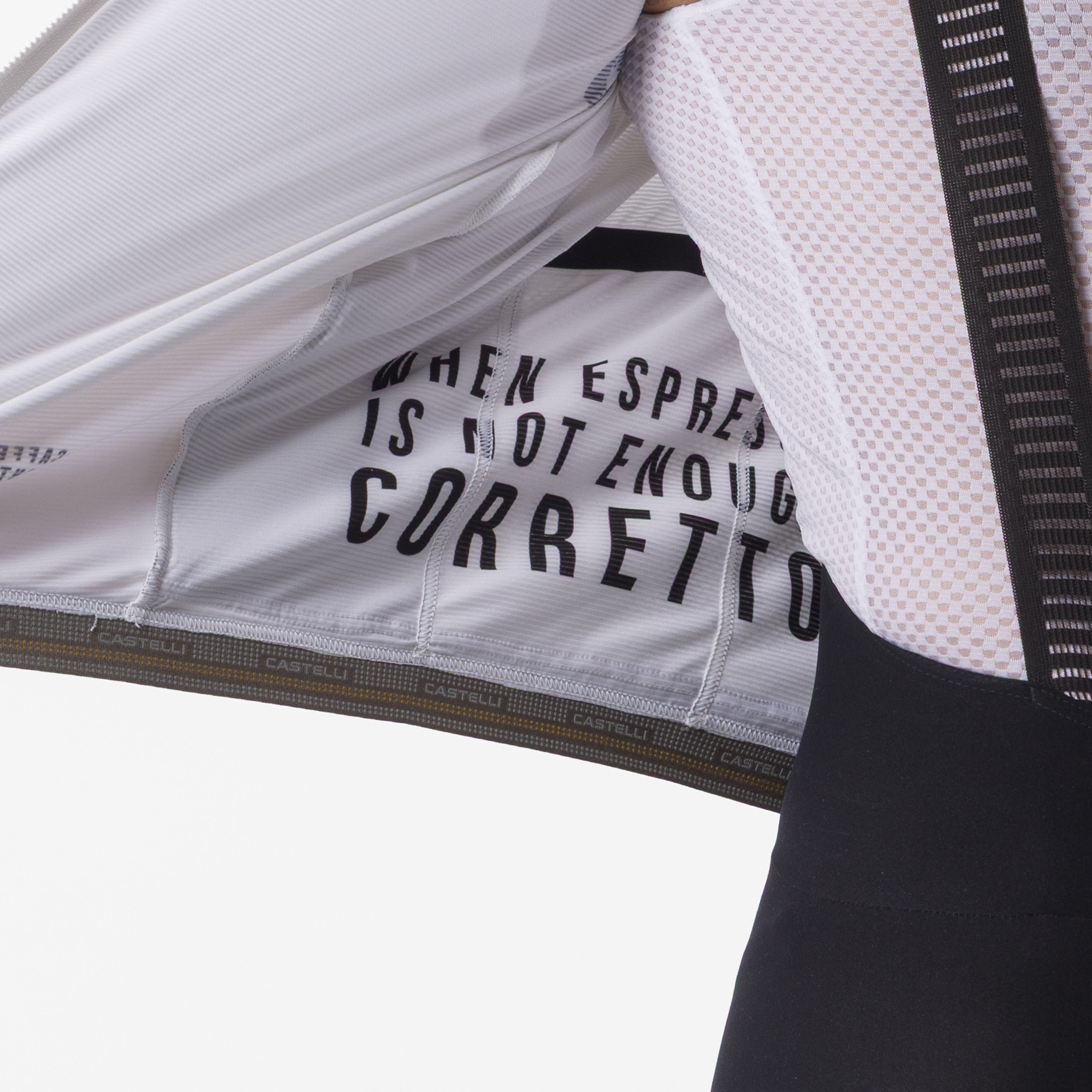 Corretto jersey - ivory/clay-black - castelli