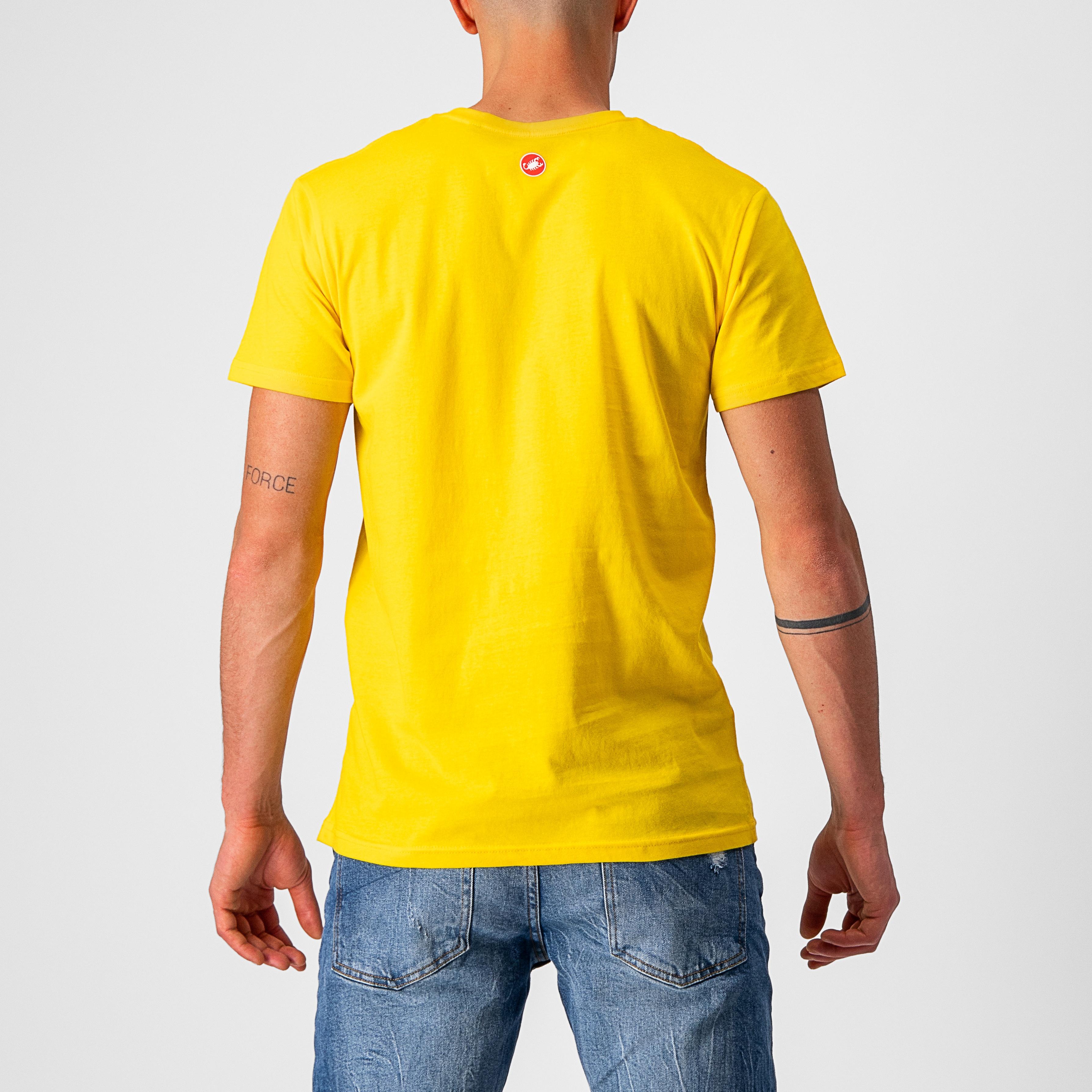 Ventaglio tee - yellow/black - castelli