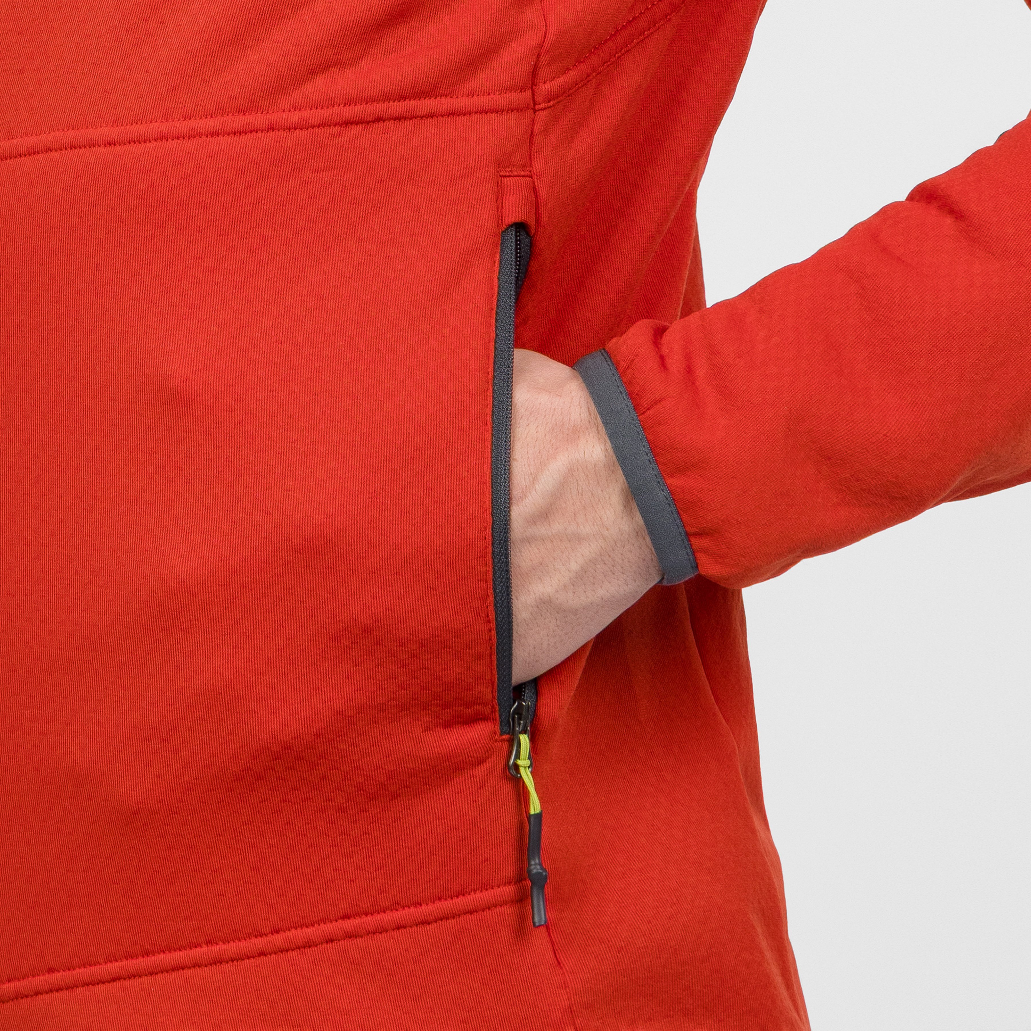 Antermoia hoodie fleece - fire - karpos