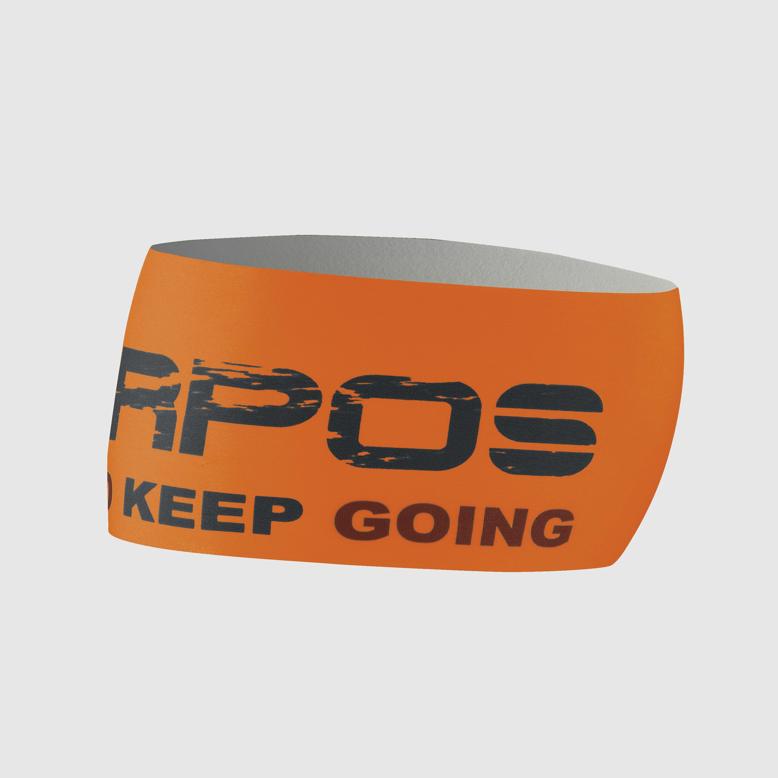 Pelmetto headband - vibr.orange/woodl.gray - karpos