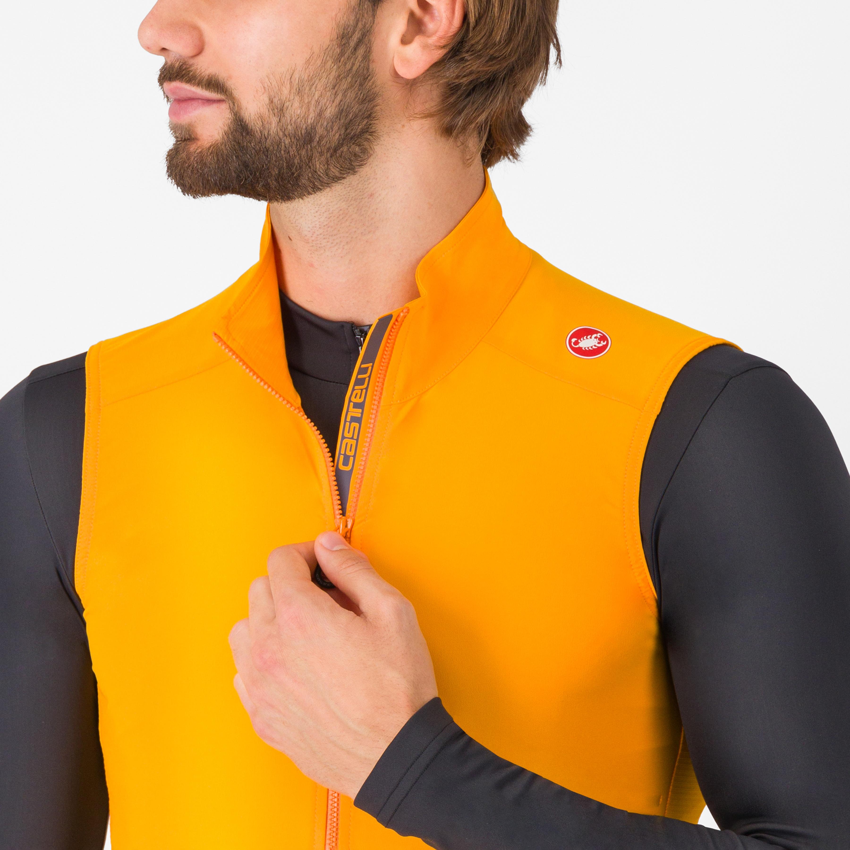 Espresso vest - vivid orange/dark gray - castelli