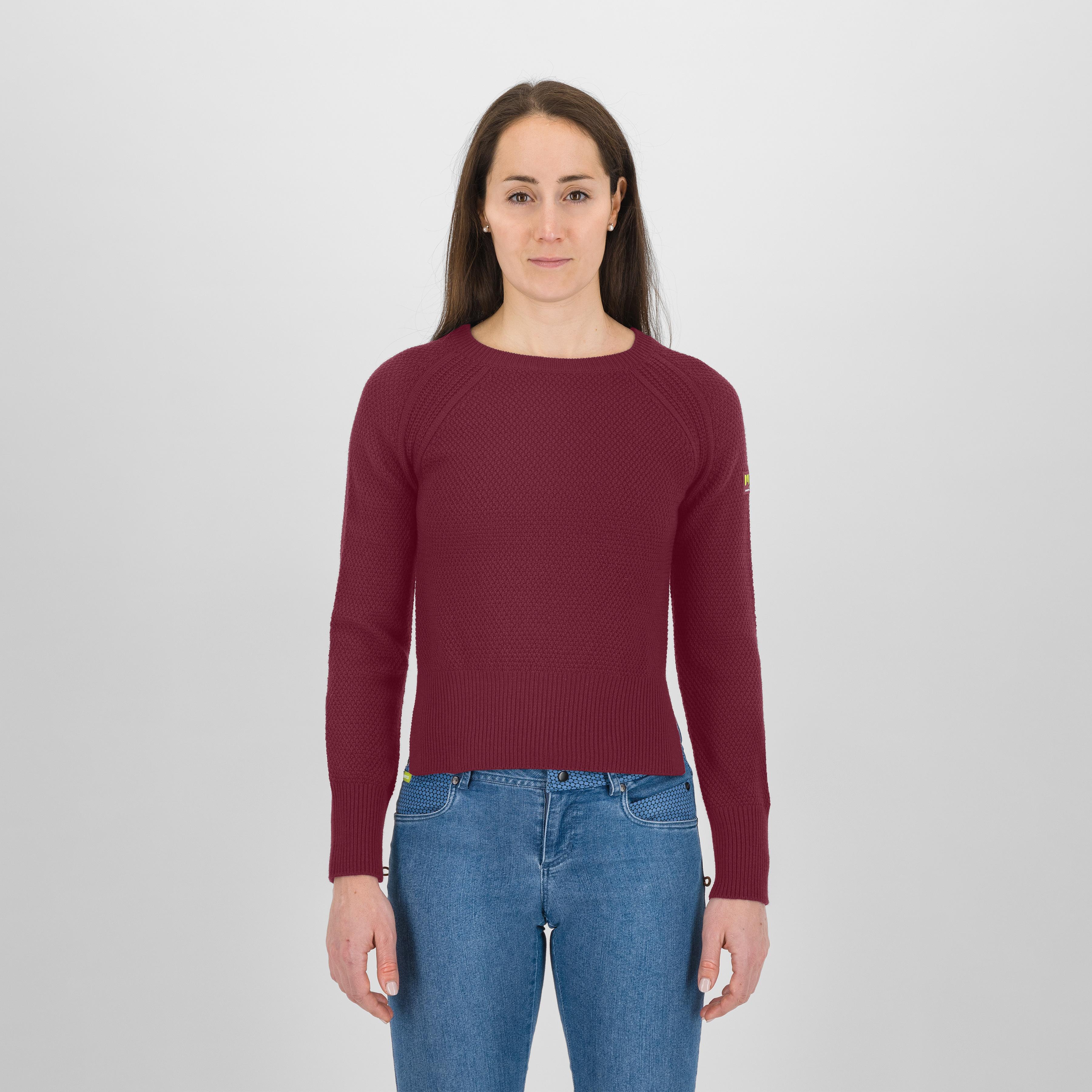 Ermellino w crewneck sweater - crimson - karpos