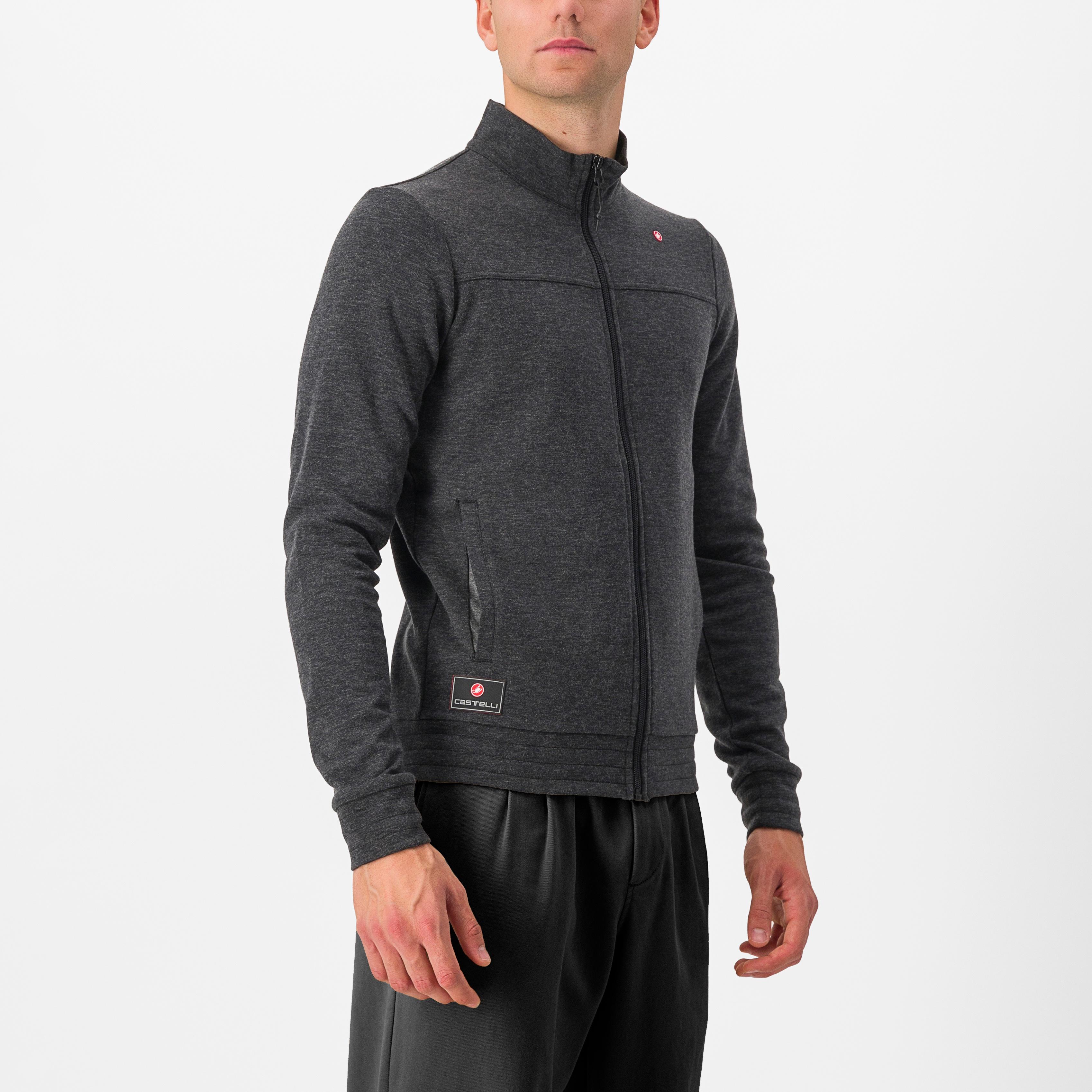 Vigorelli track jacket - dark gray - castelli