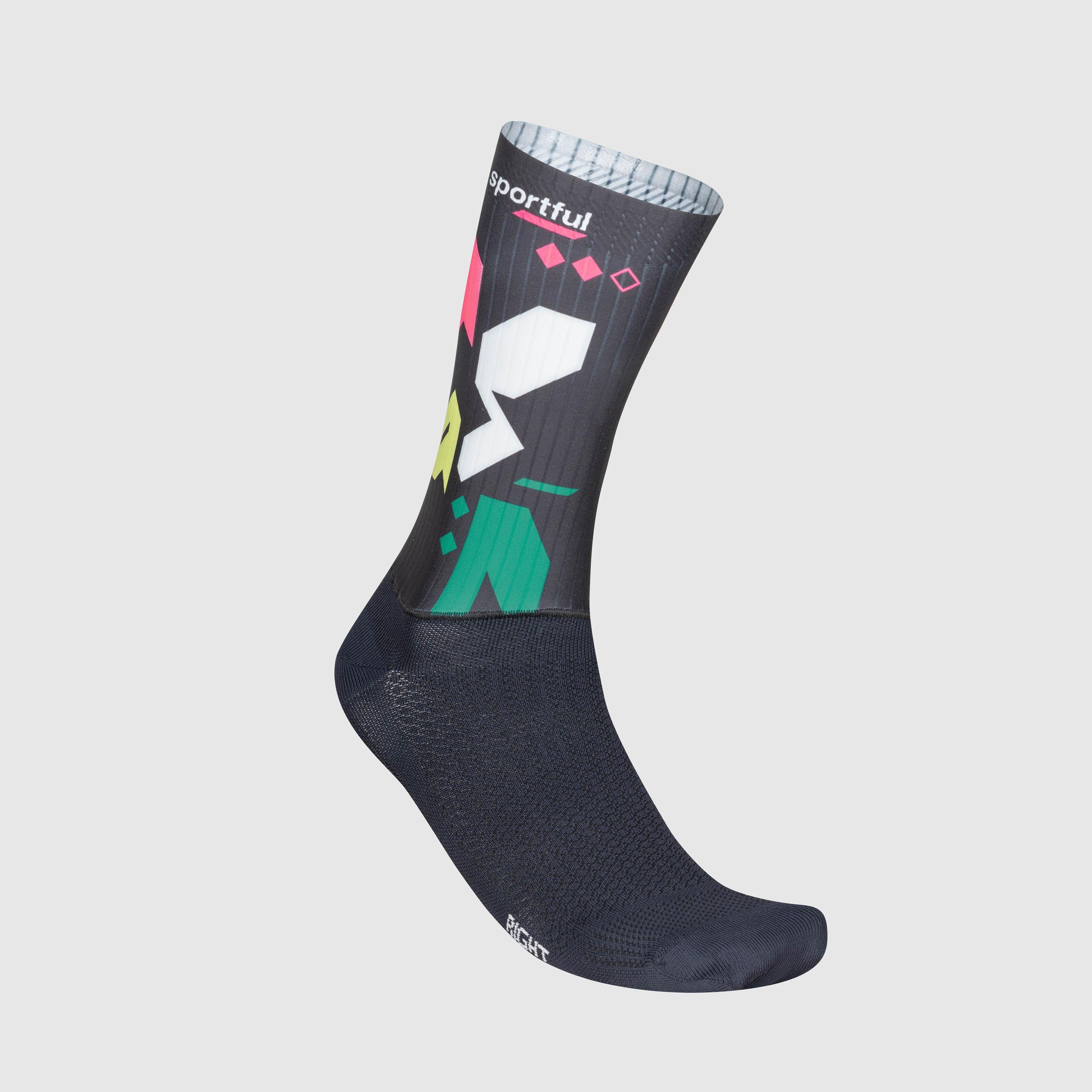 Sagan stripe socks - black - sagan 10th anniversary - sportful