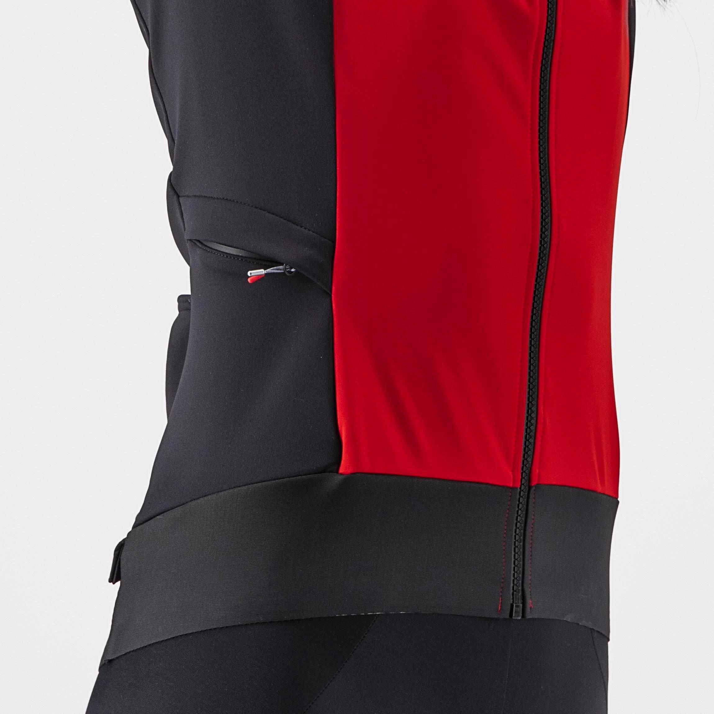 Alpha ros 2 w light jacket - red/black-white - castelli