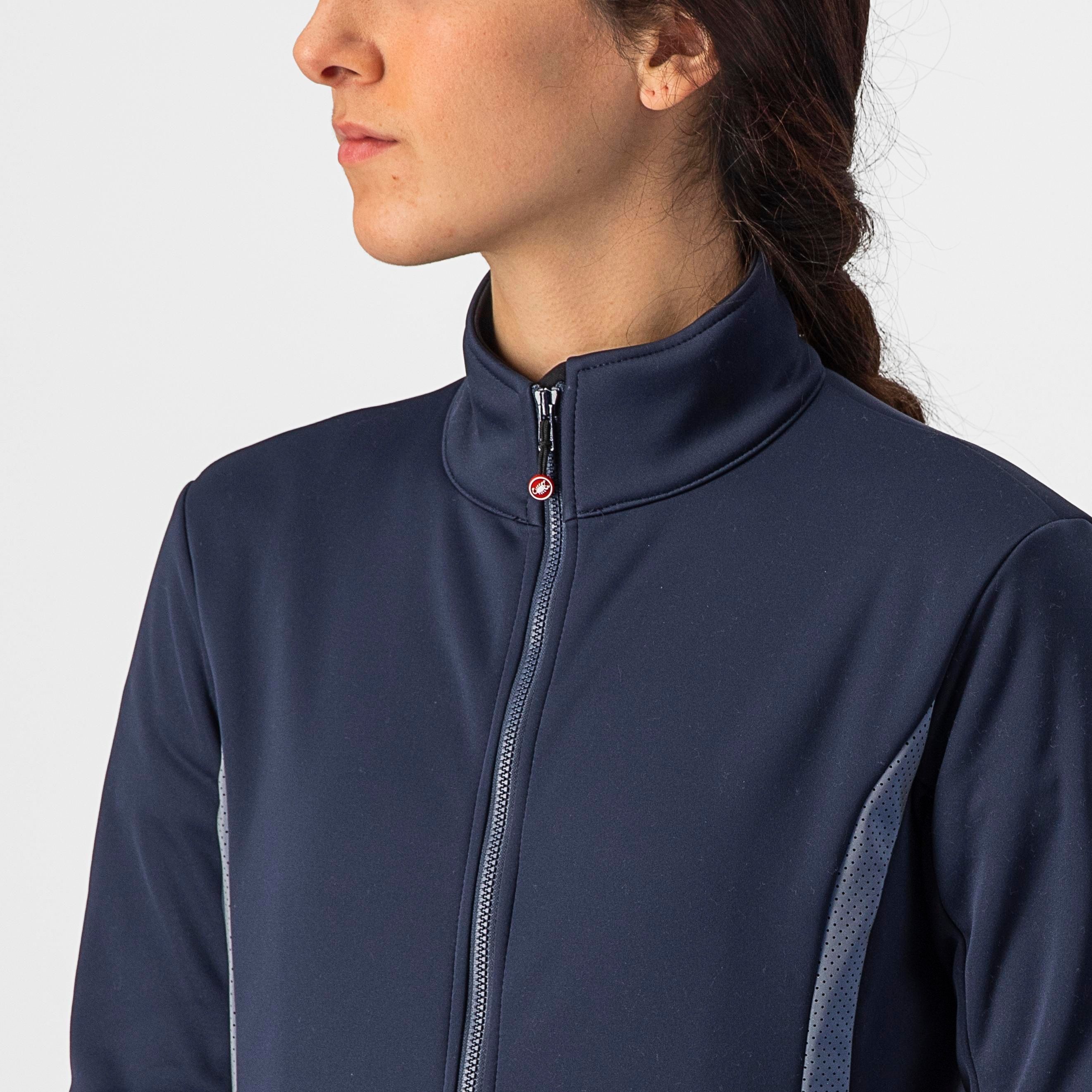 Dinamica 2 jacket - savile blue/silver reflex - castelli