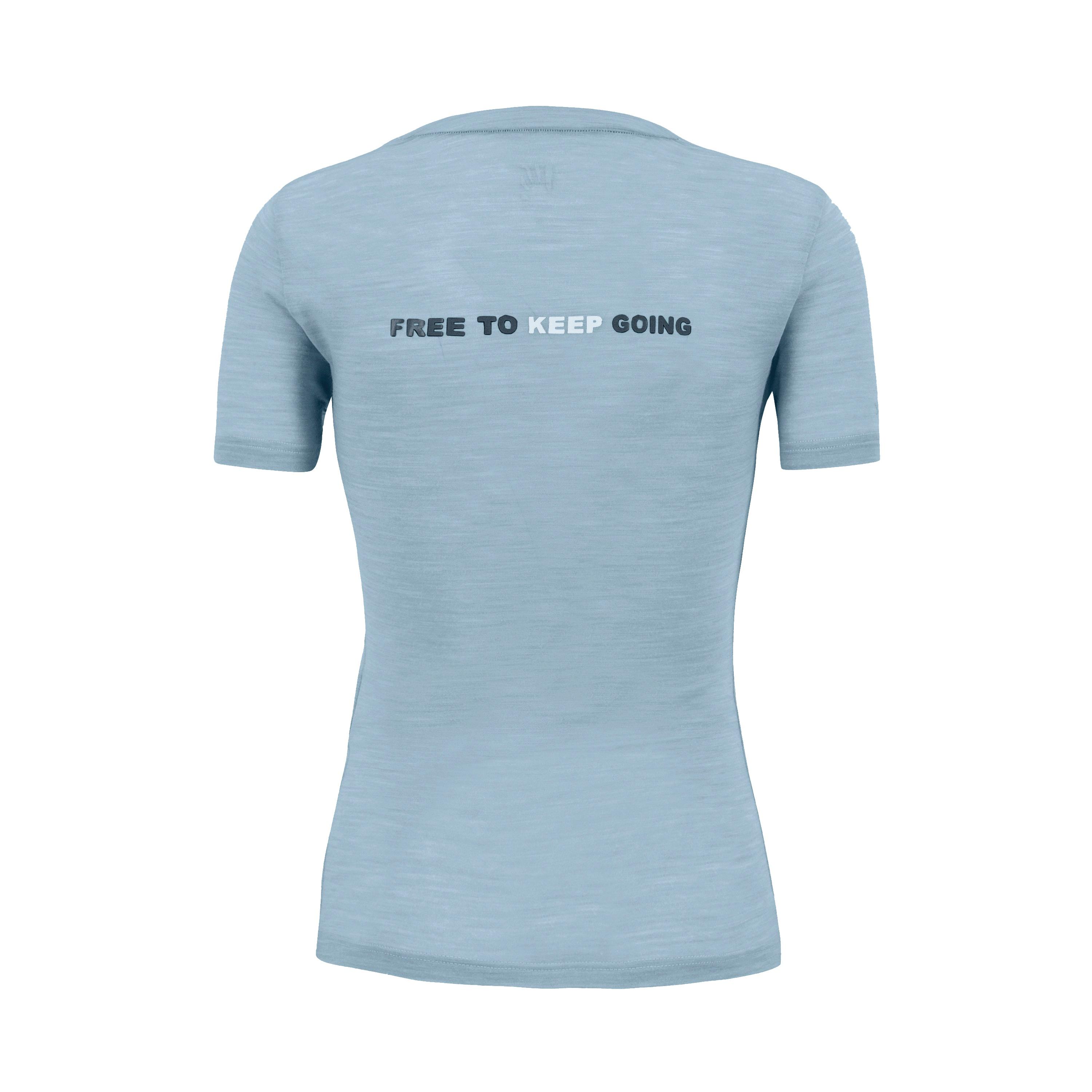 Coppolo merino w t-shirt - mist - karpos