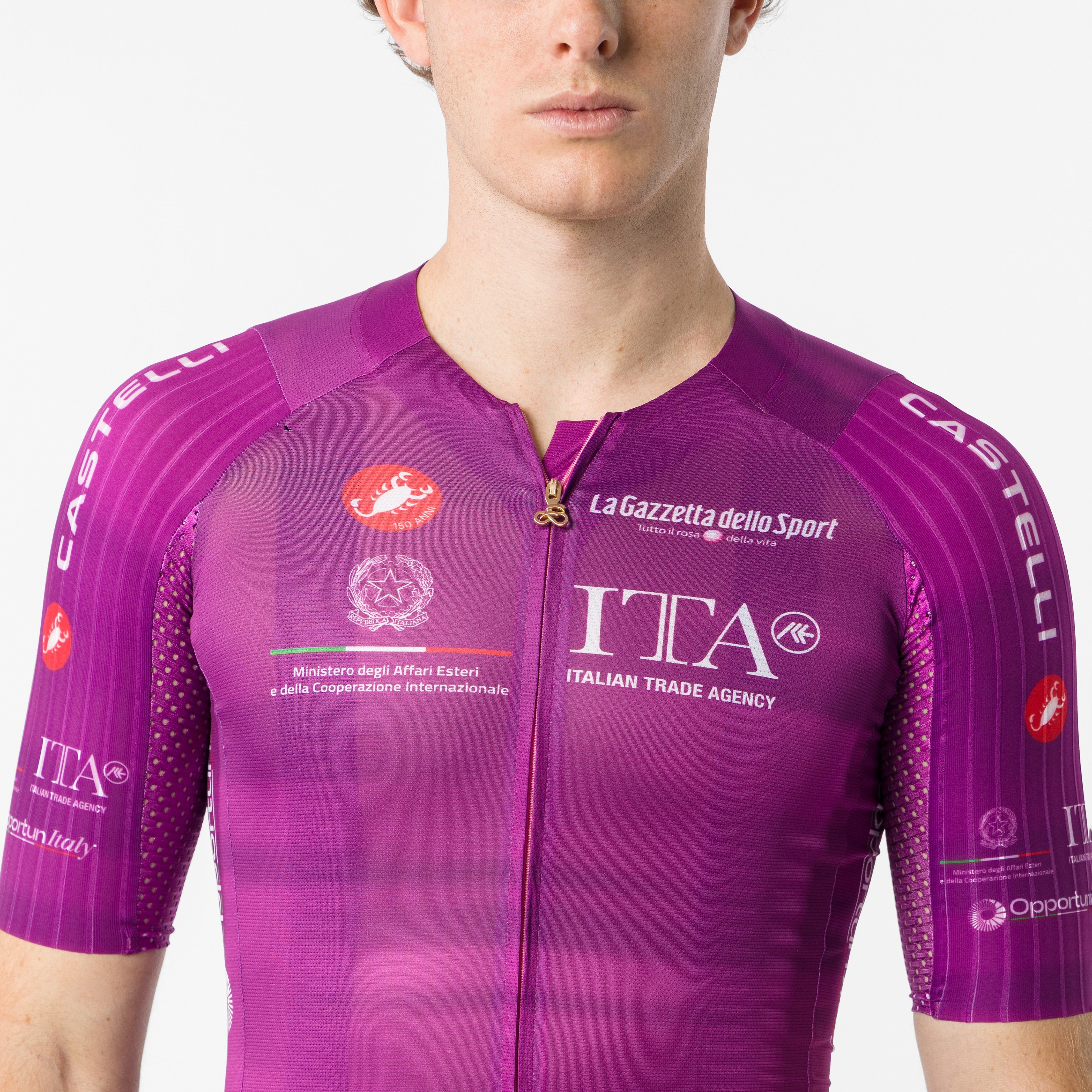 #giro109 race 8s jersey - ciclamino - castelli
