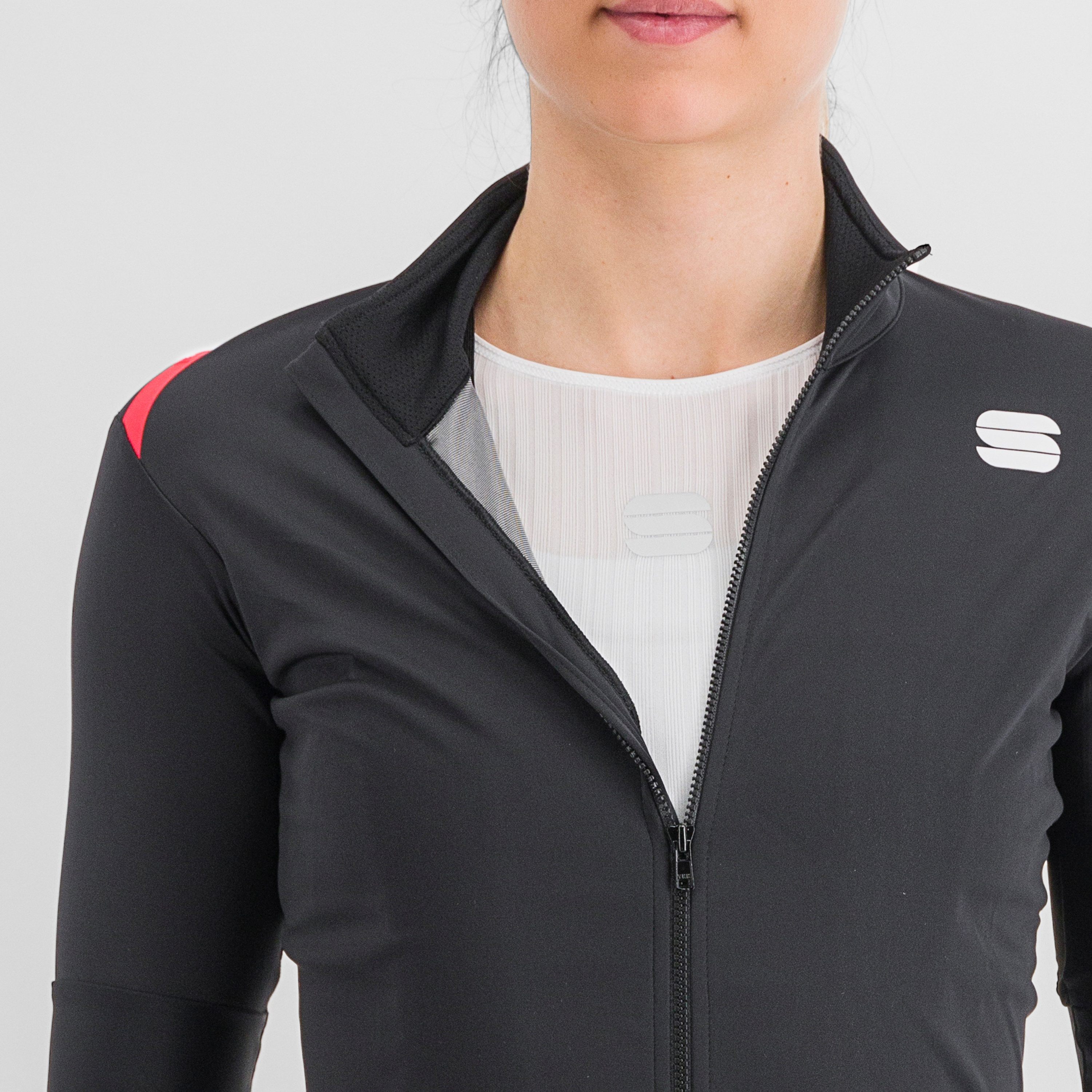 Fiandre light norain w jacket ss - black - sportful