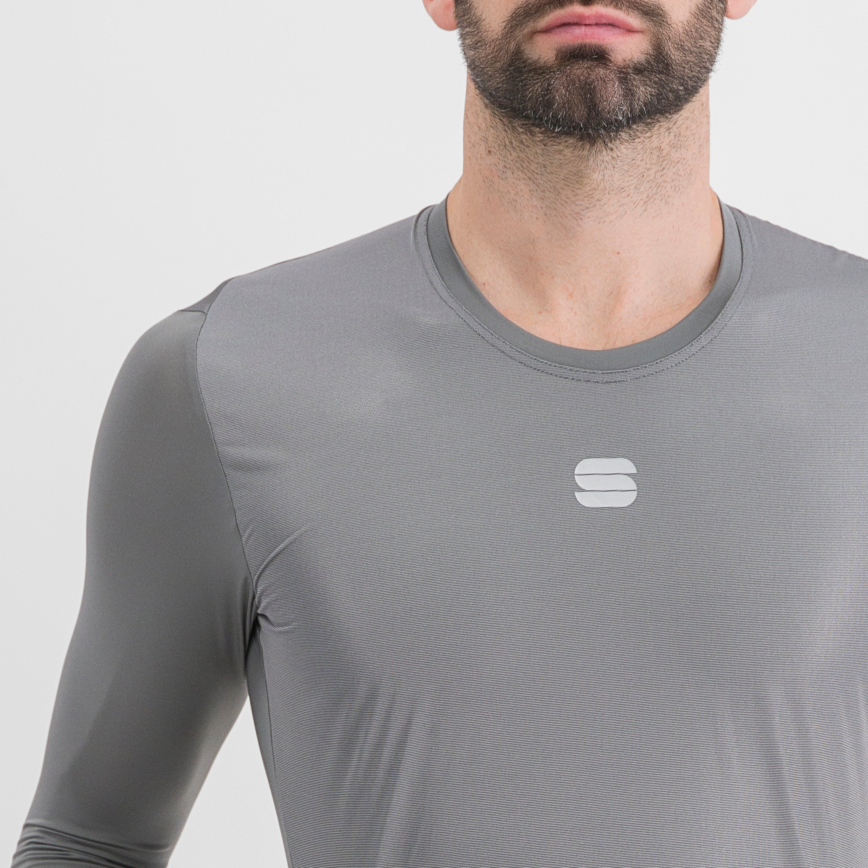 Fiandre thermal layer long sleeve - ash grey - sportful