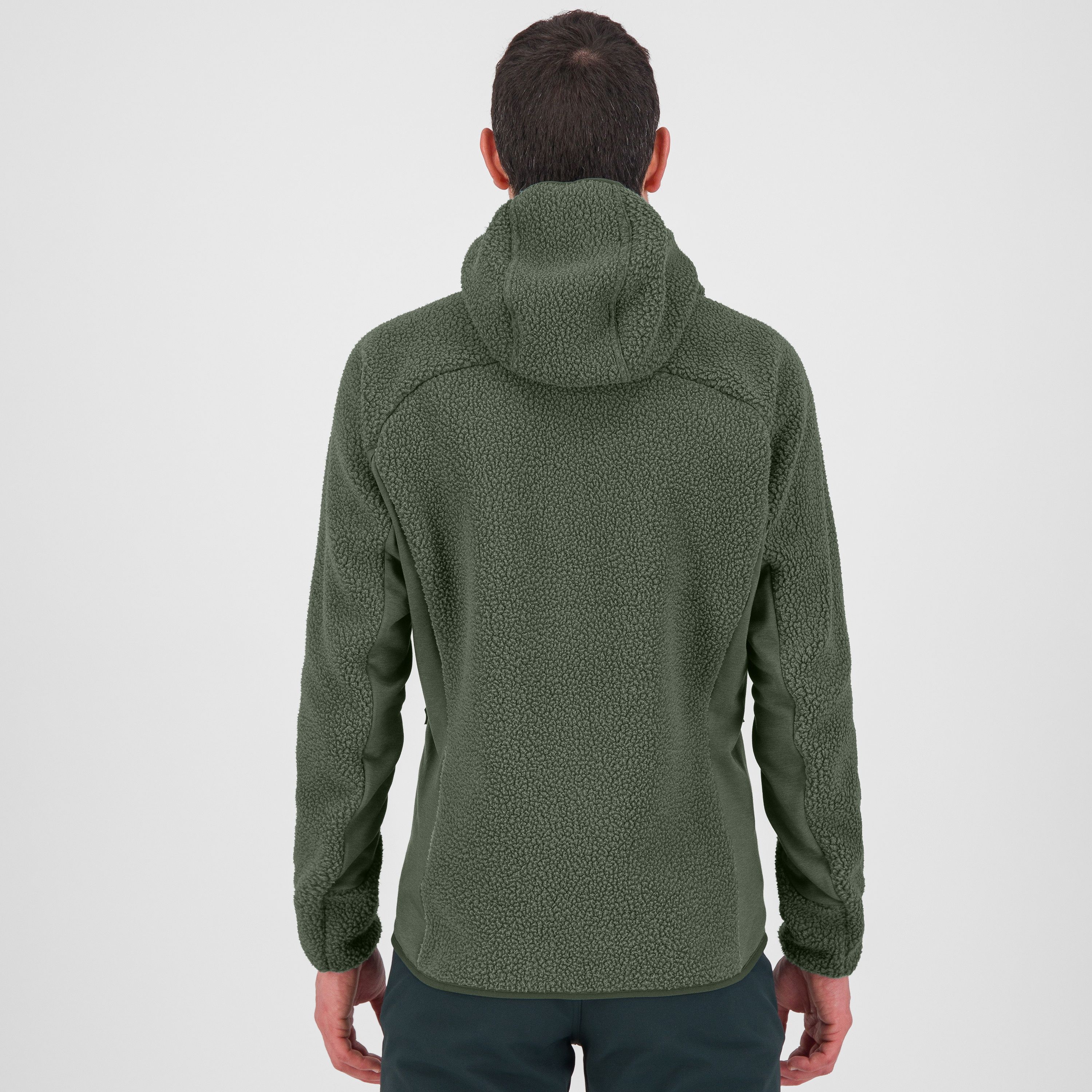 80's hoodie fleece - thyme - karpos
