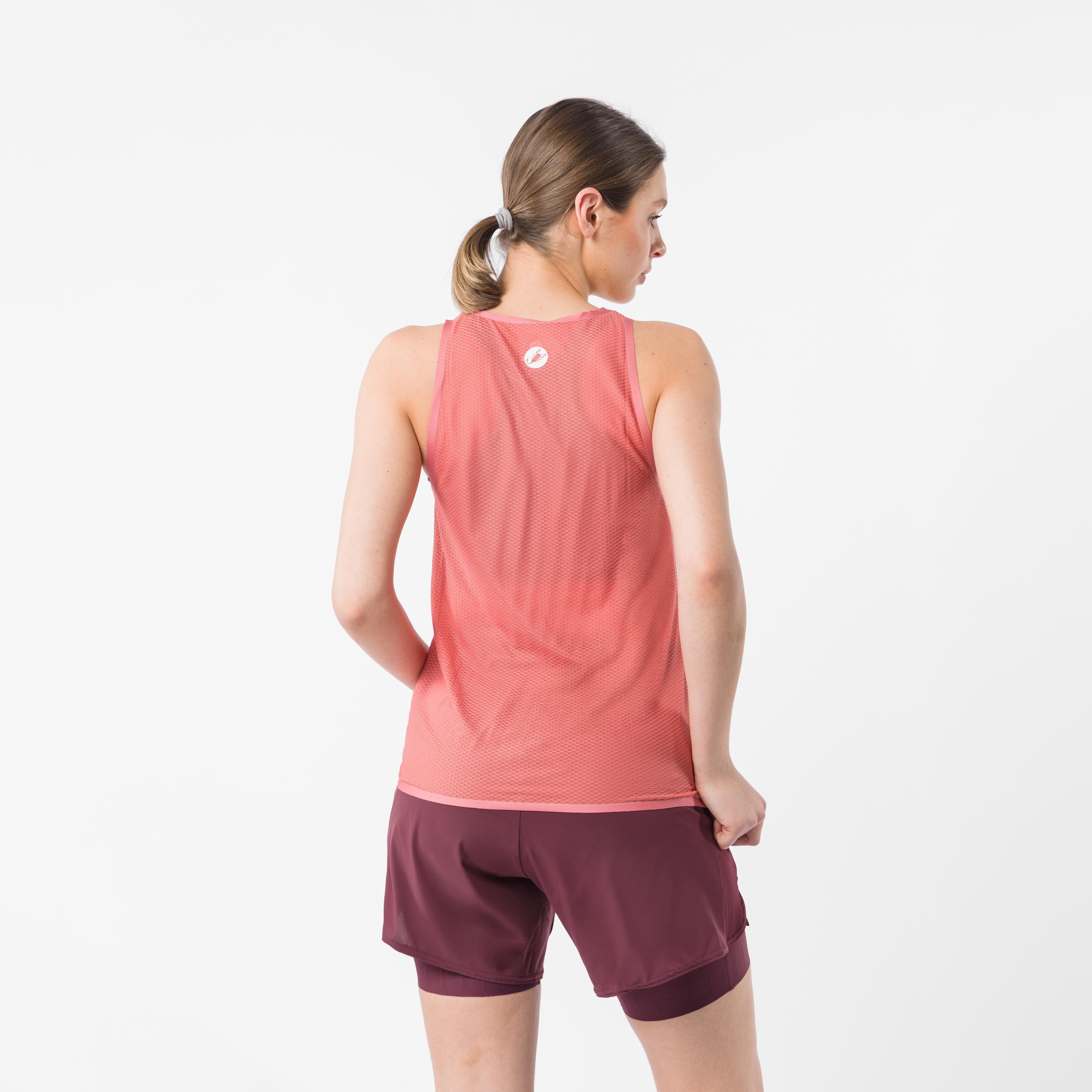 Comfort travel mesh top - faded rose - castelli