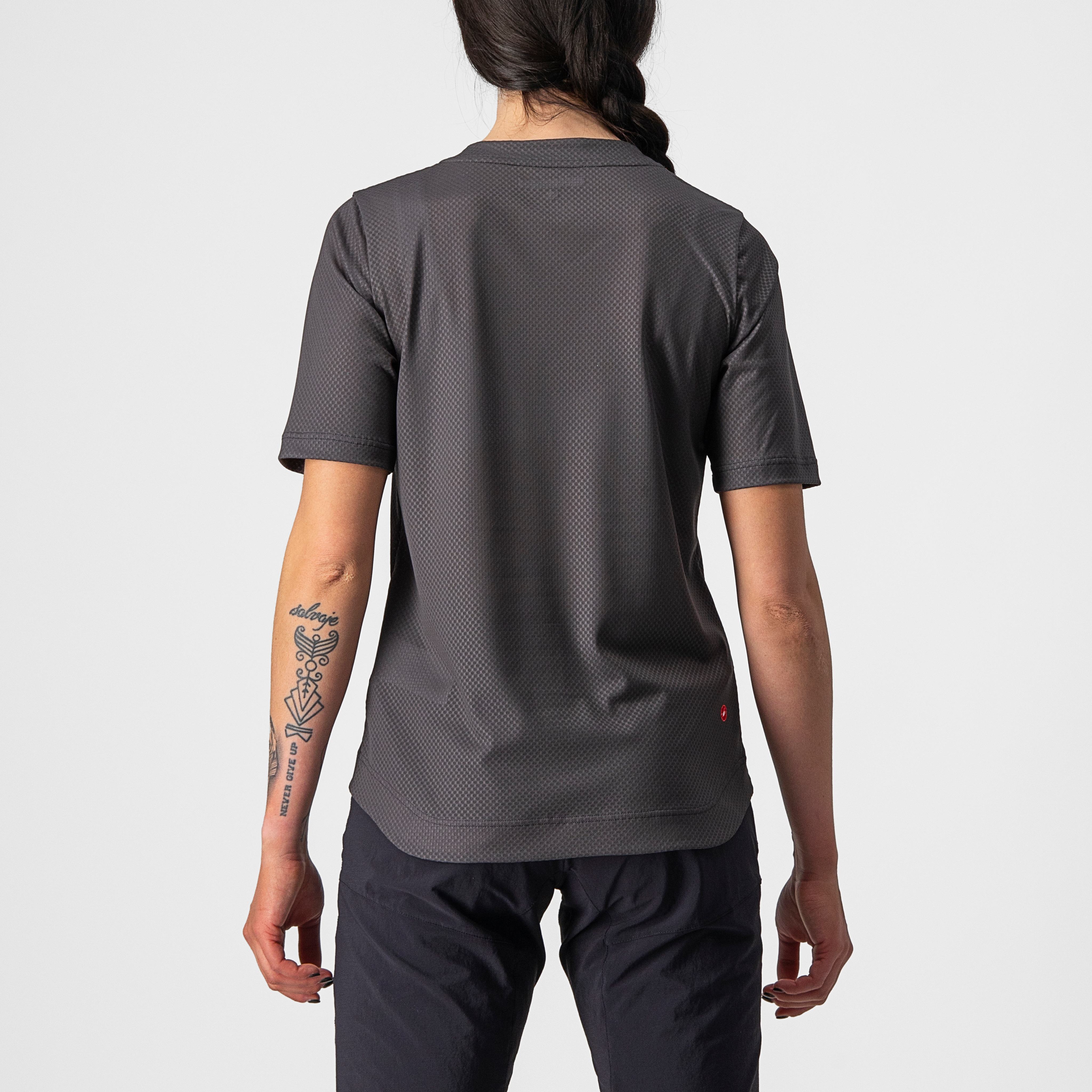 Trail tech w tee - dark gray - castelli