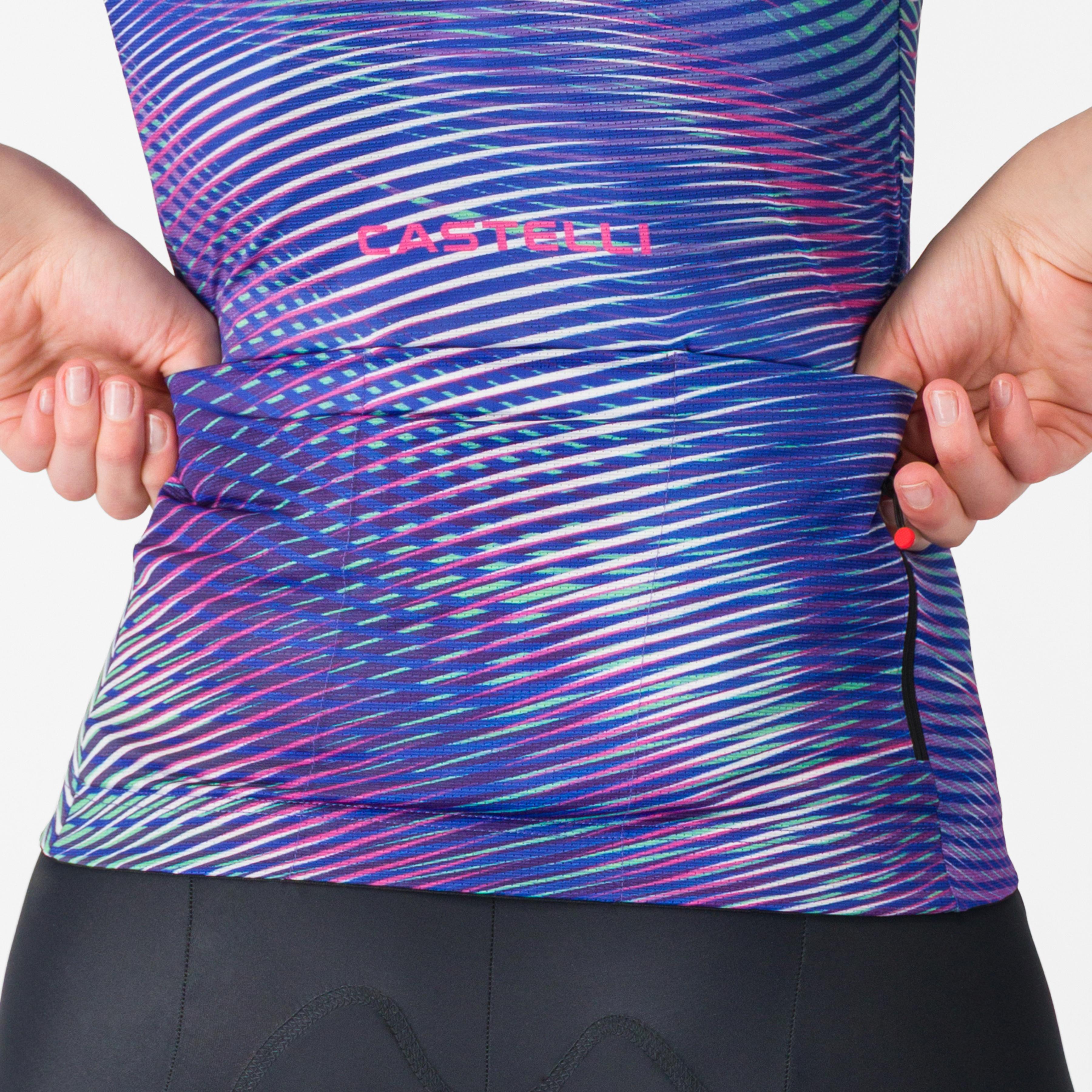 Cosmic vortex jersey - multicolor ultraviolet rose - castelli