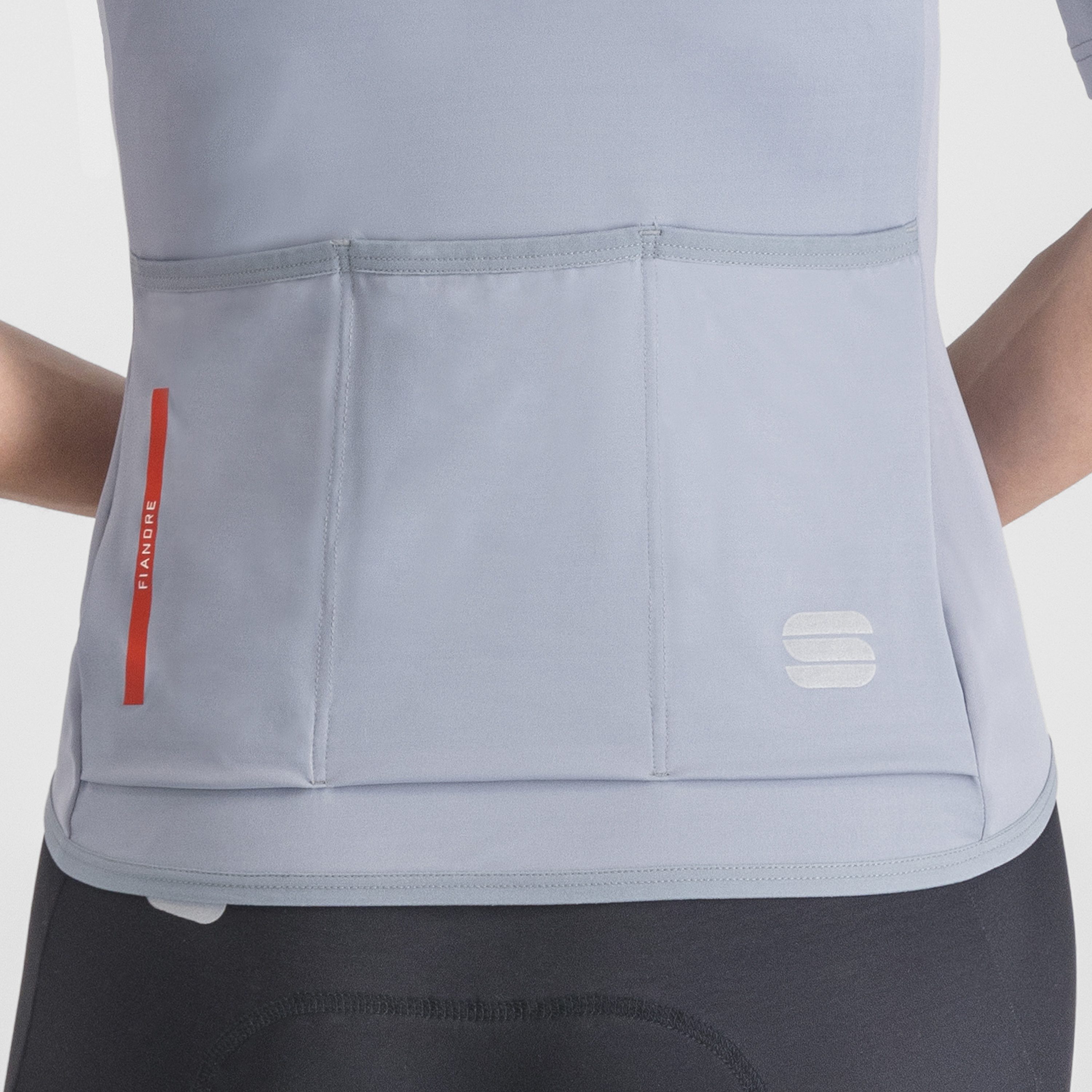 Fiandre light  short sleeve w jacket - granite gray - sportful