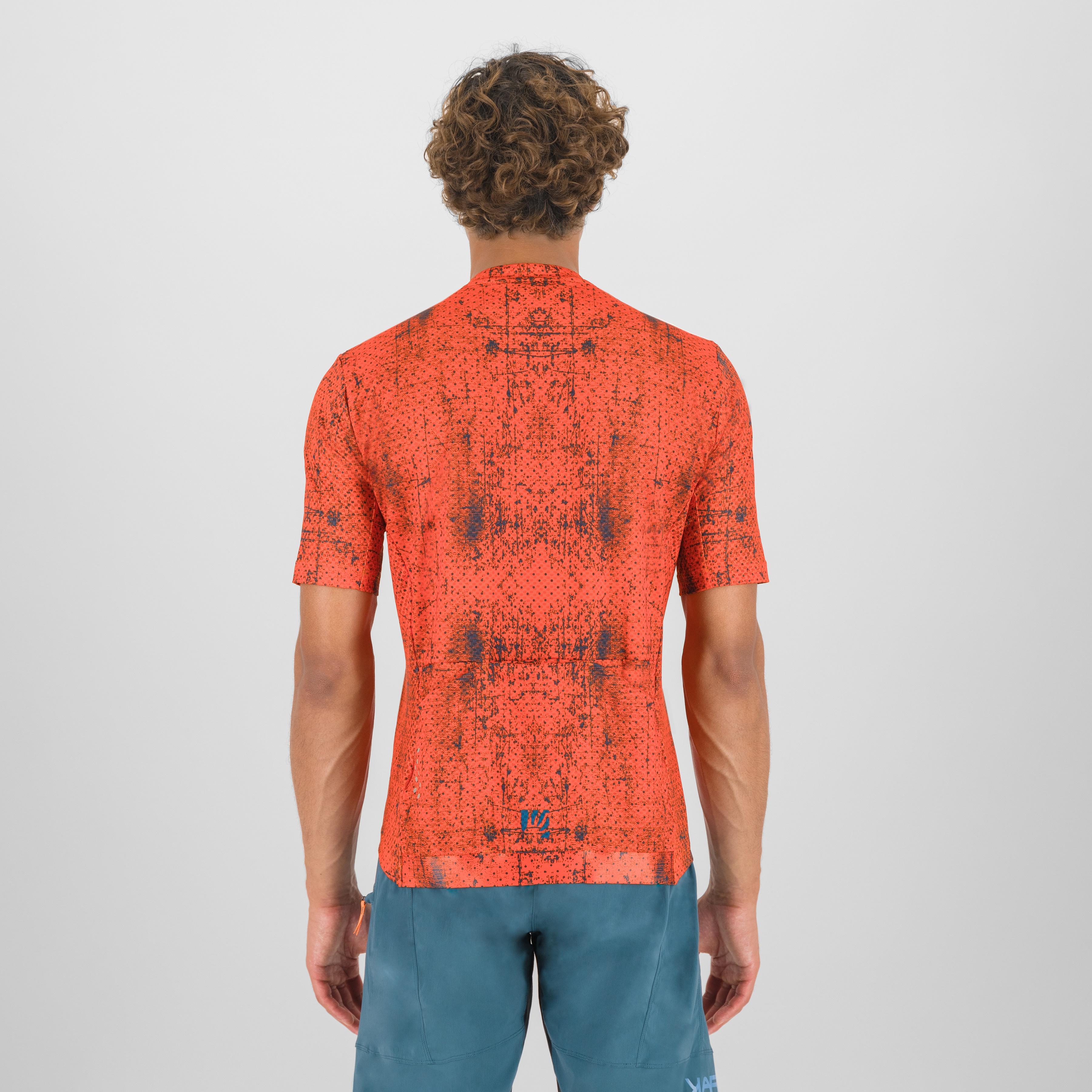 Val viola jersey - tangerine tango/moroccan blue - karpos