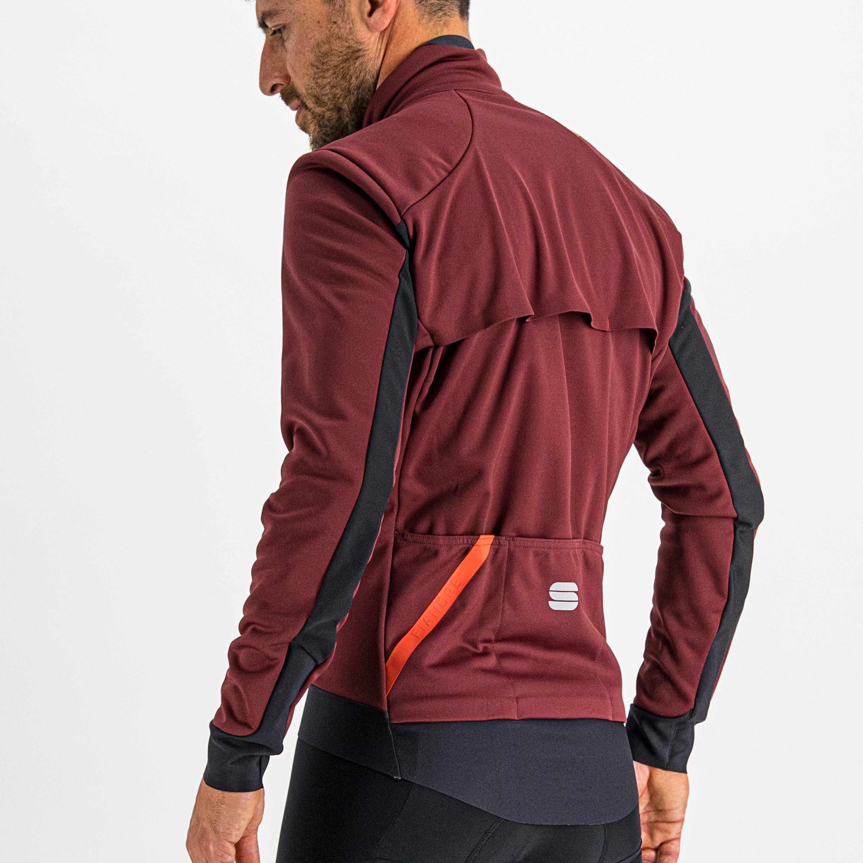 Fiandre warm jacket - red wine - sportful