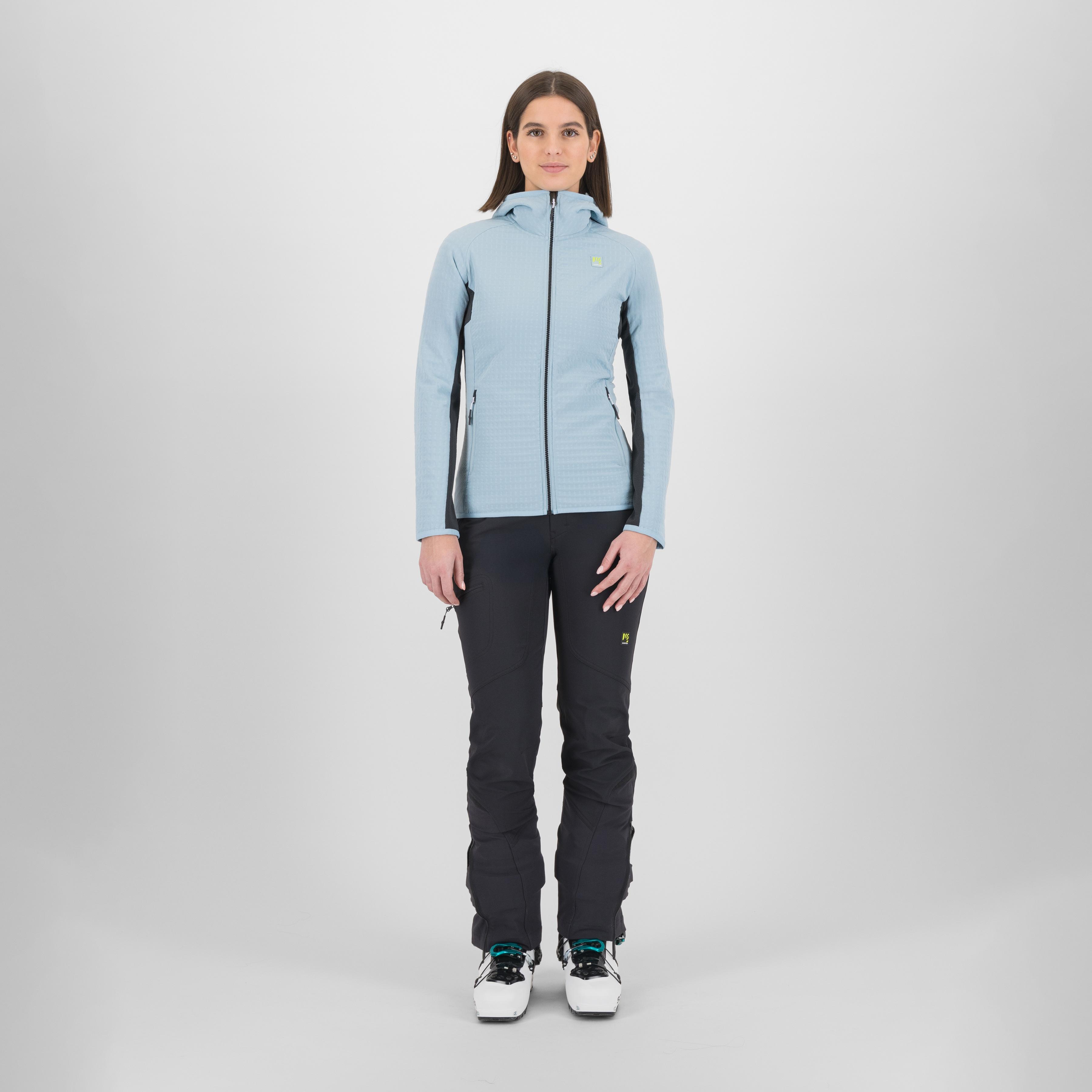 Marmolada hoodie w fleece - forget/black - karpos