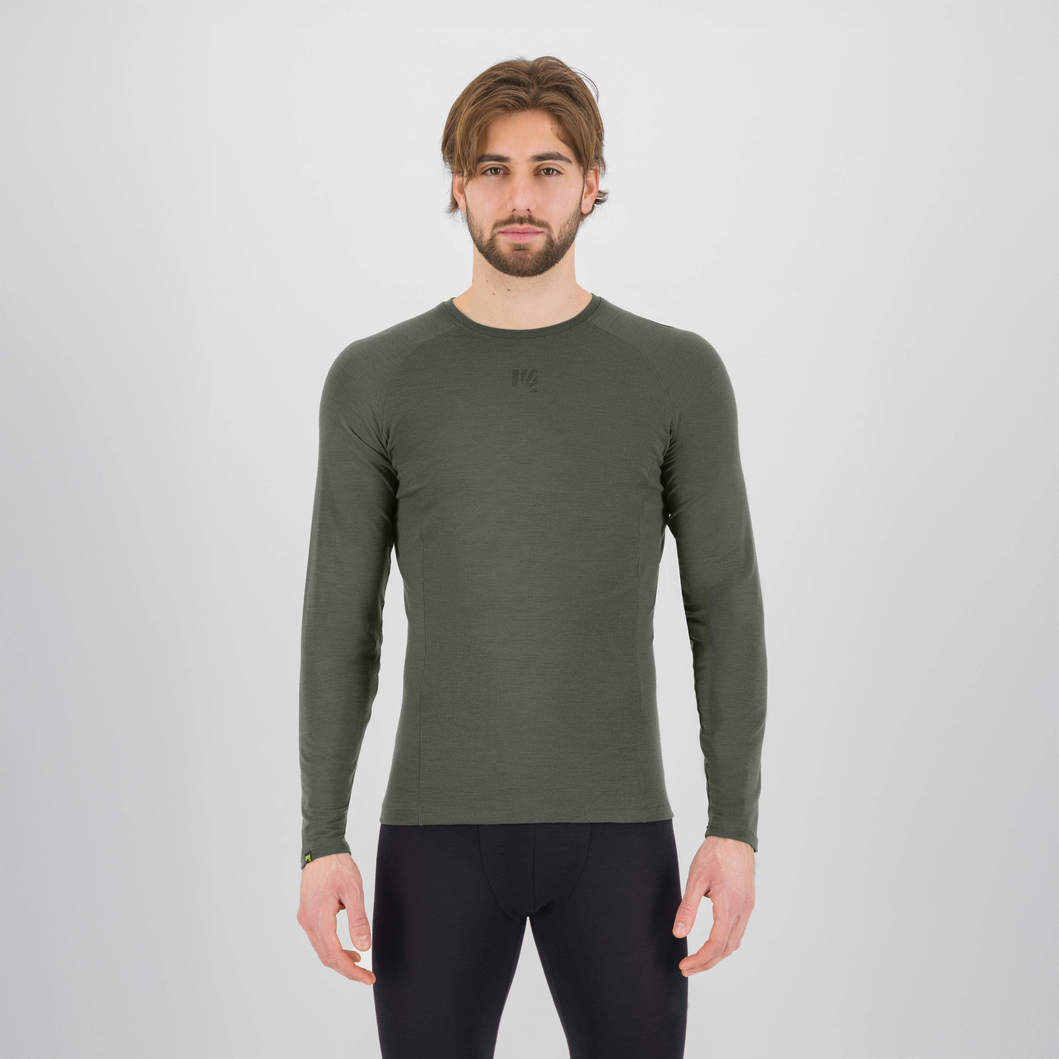 Dinamico merino 130 jersey ls - castor - karpos