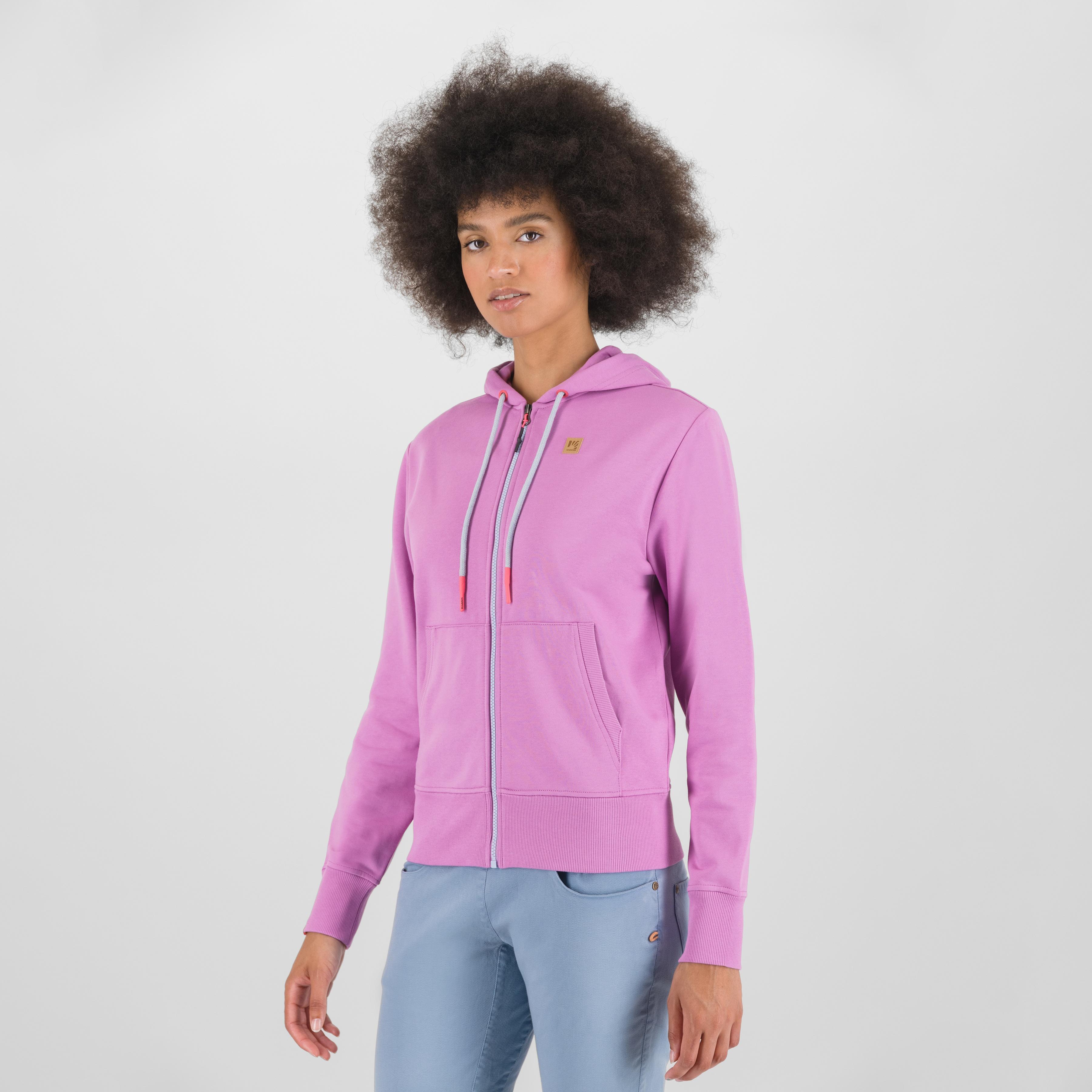 Volpe w full zip hoodie - bloom - karpos