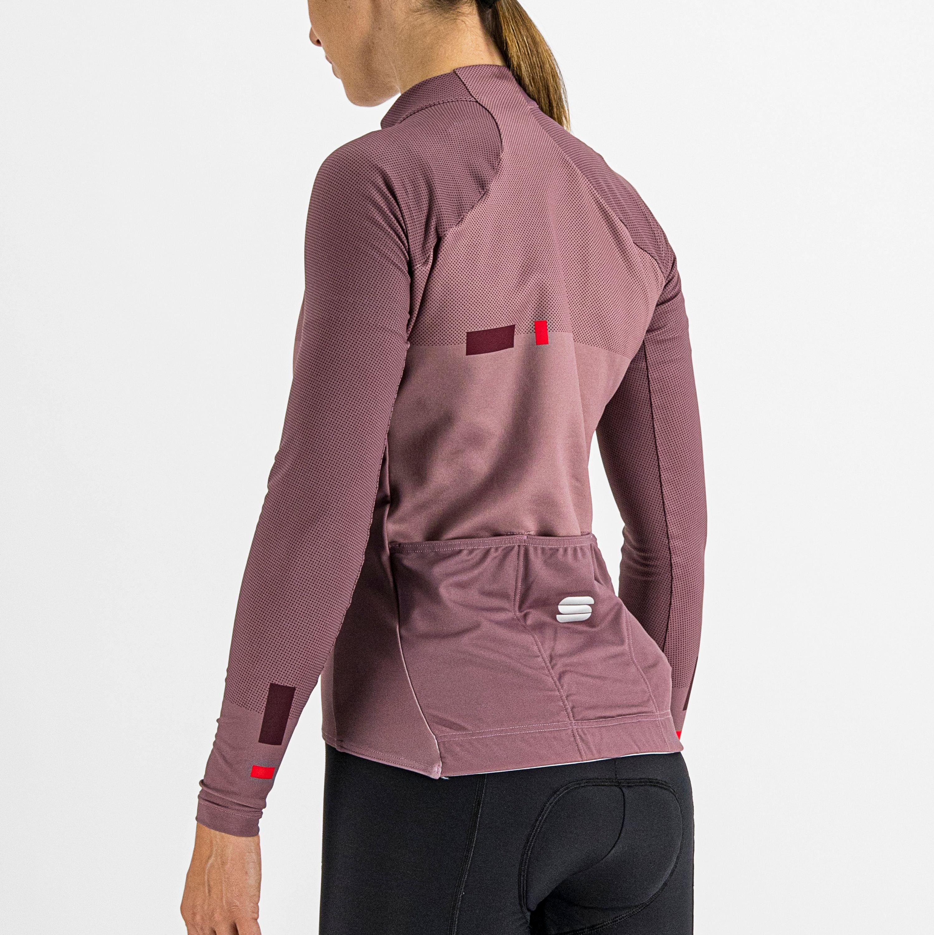 Bodyfit pro w thermal jersey - mauve - sportful