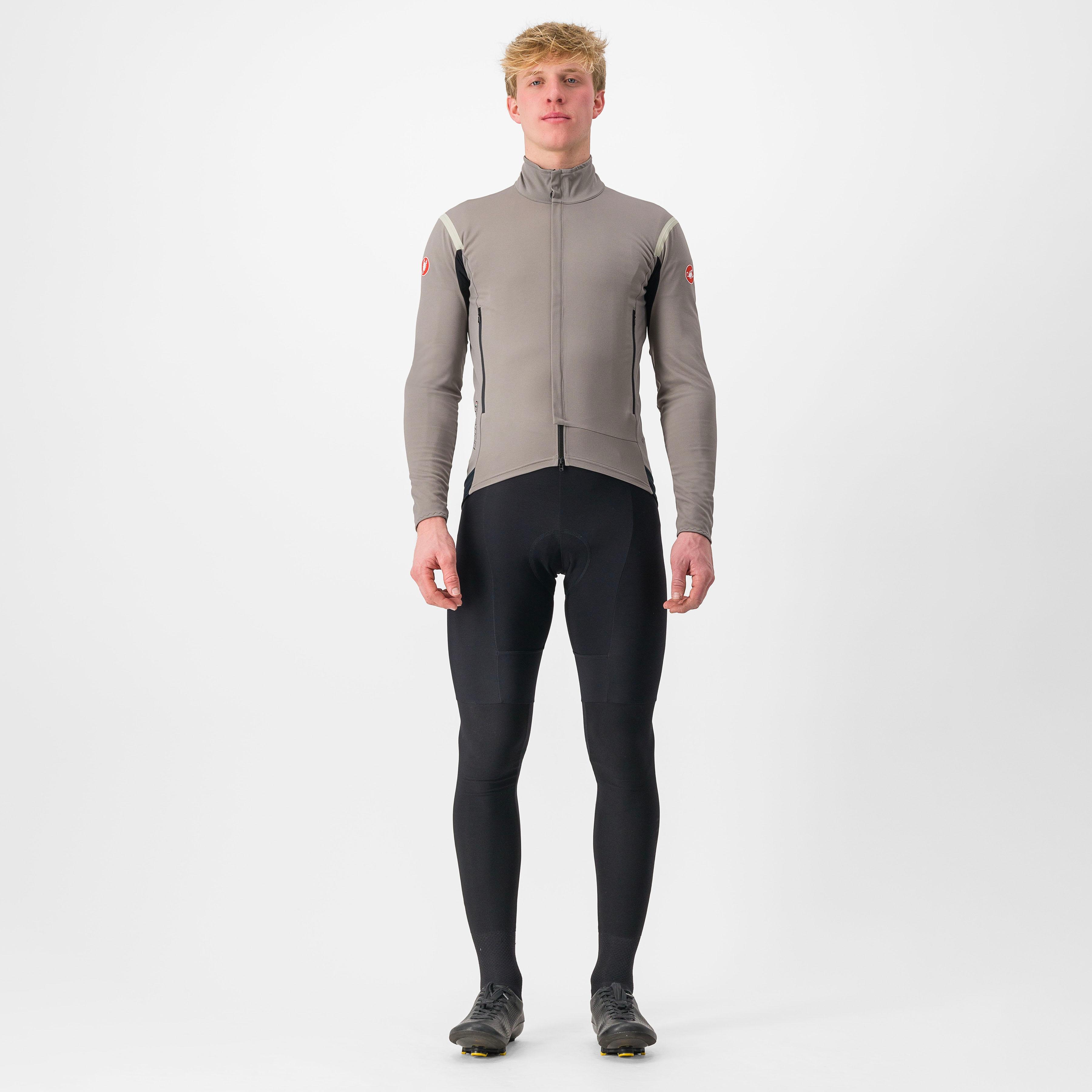 Perfetto ros 2 jacket - nickel gray/travertine gray - castelli