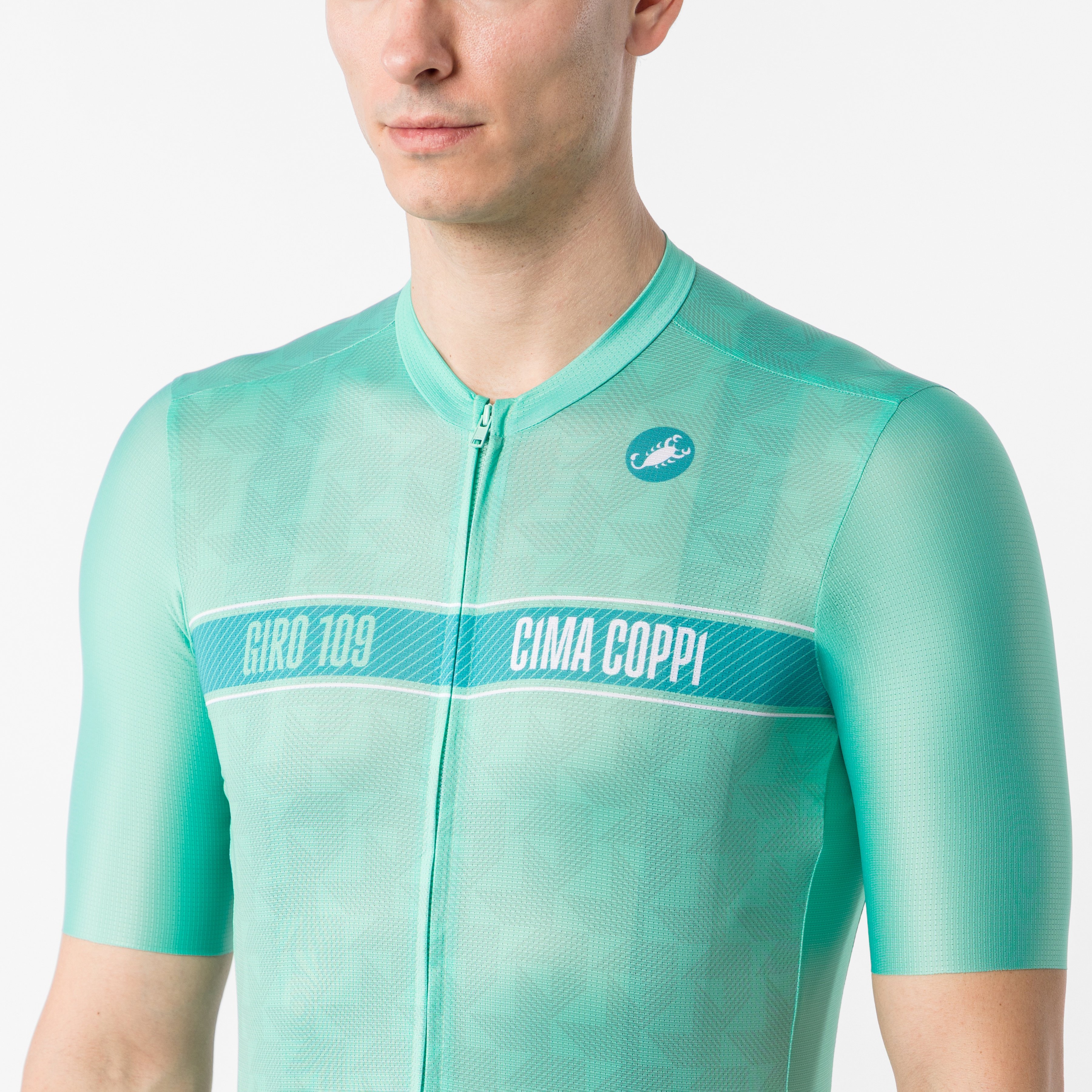 #giro109 cima coppi jersey - jade green - castelli