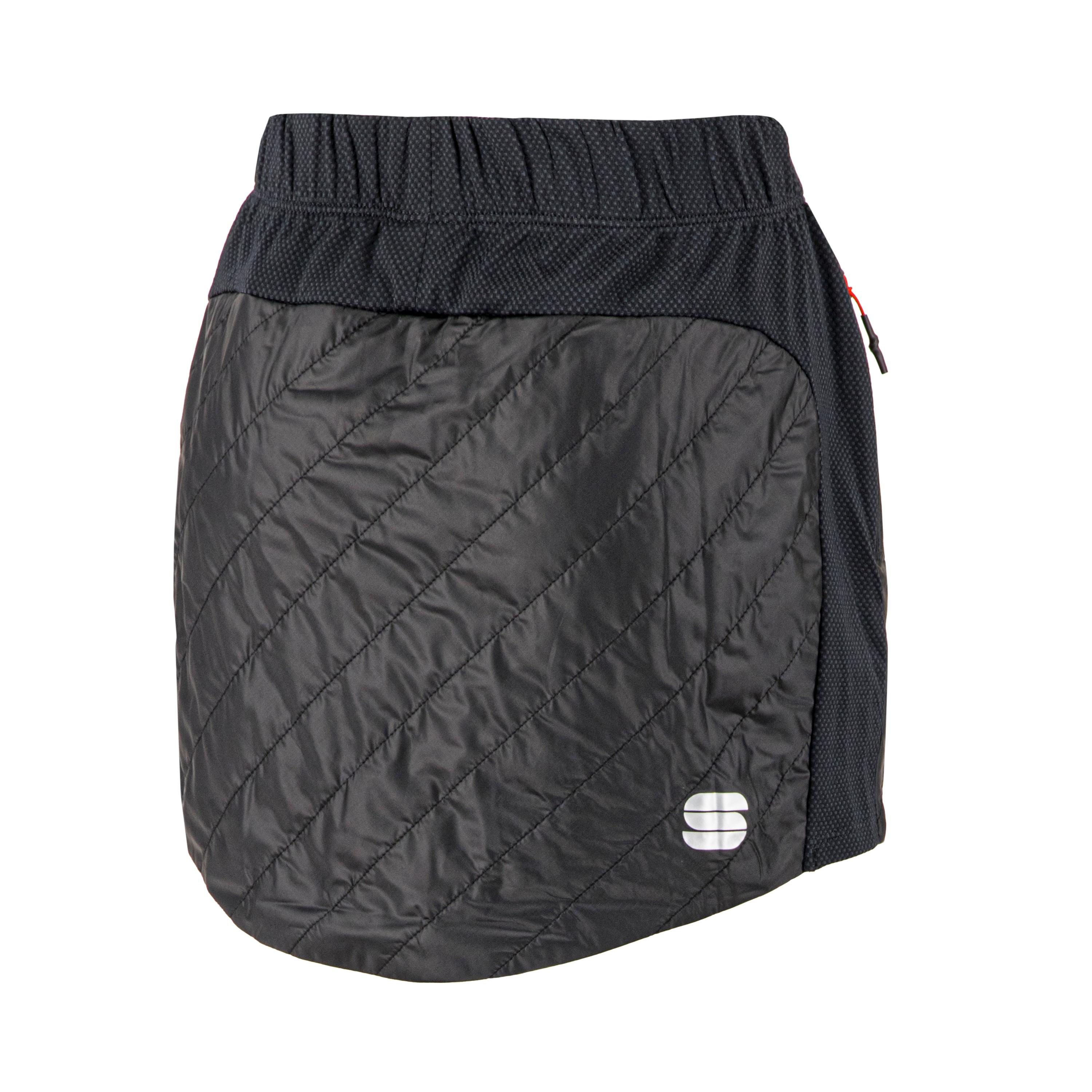 Doro rythmo skirt - black/dark gray/yellow - sportful